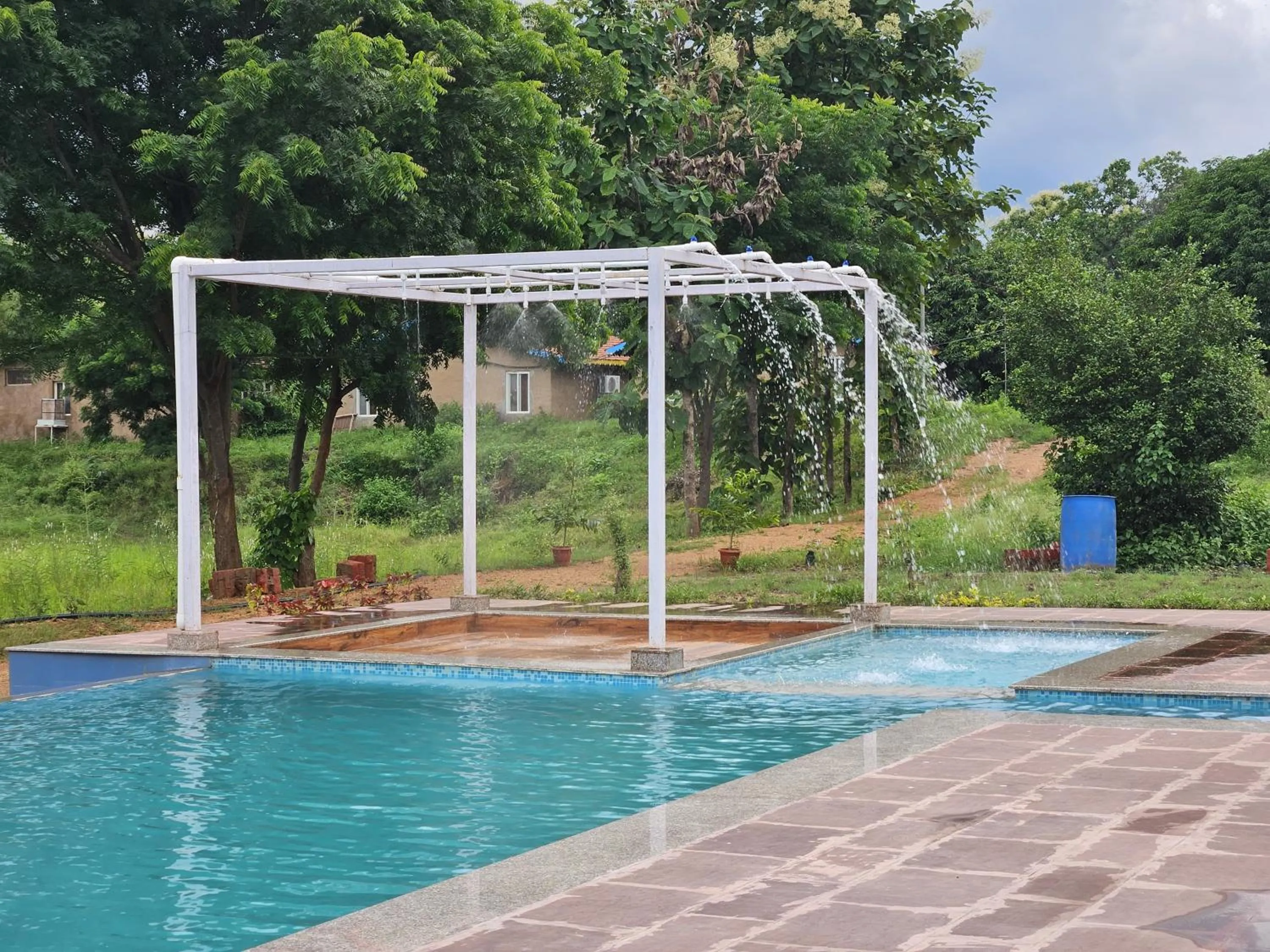Swimming pool in WOW STAYZ2 Pachmarhi Foothill Cottages