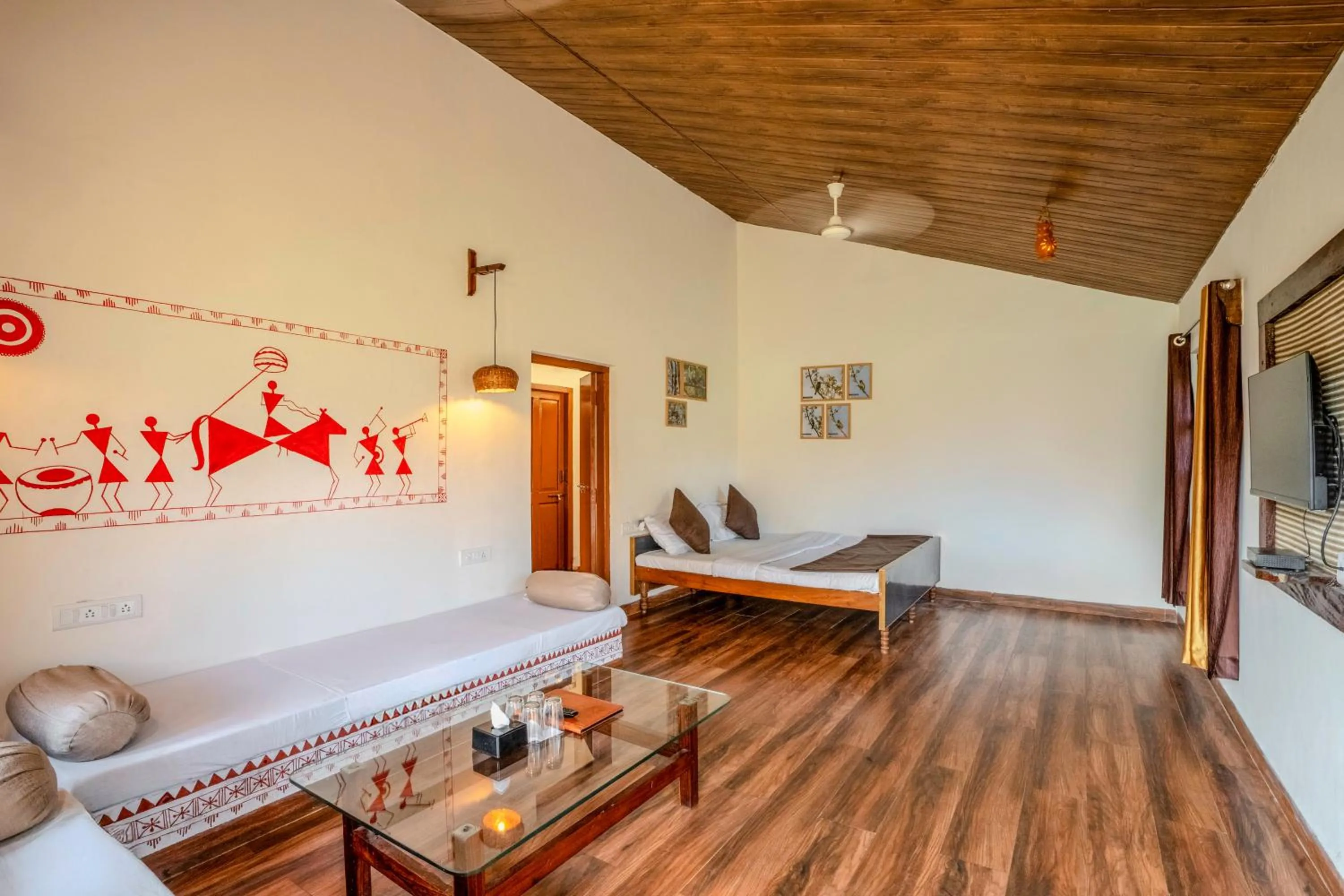 Bedroom in WOW STAYZ2 Pachmarhi Foothill Cottages