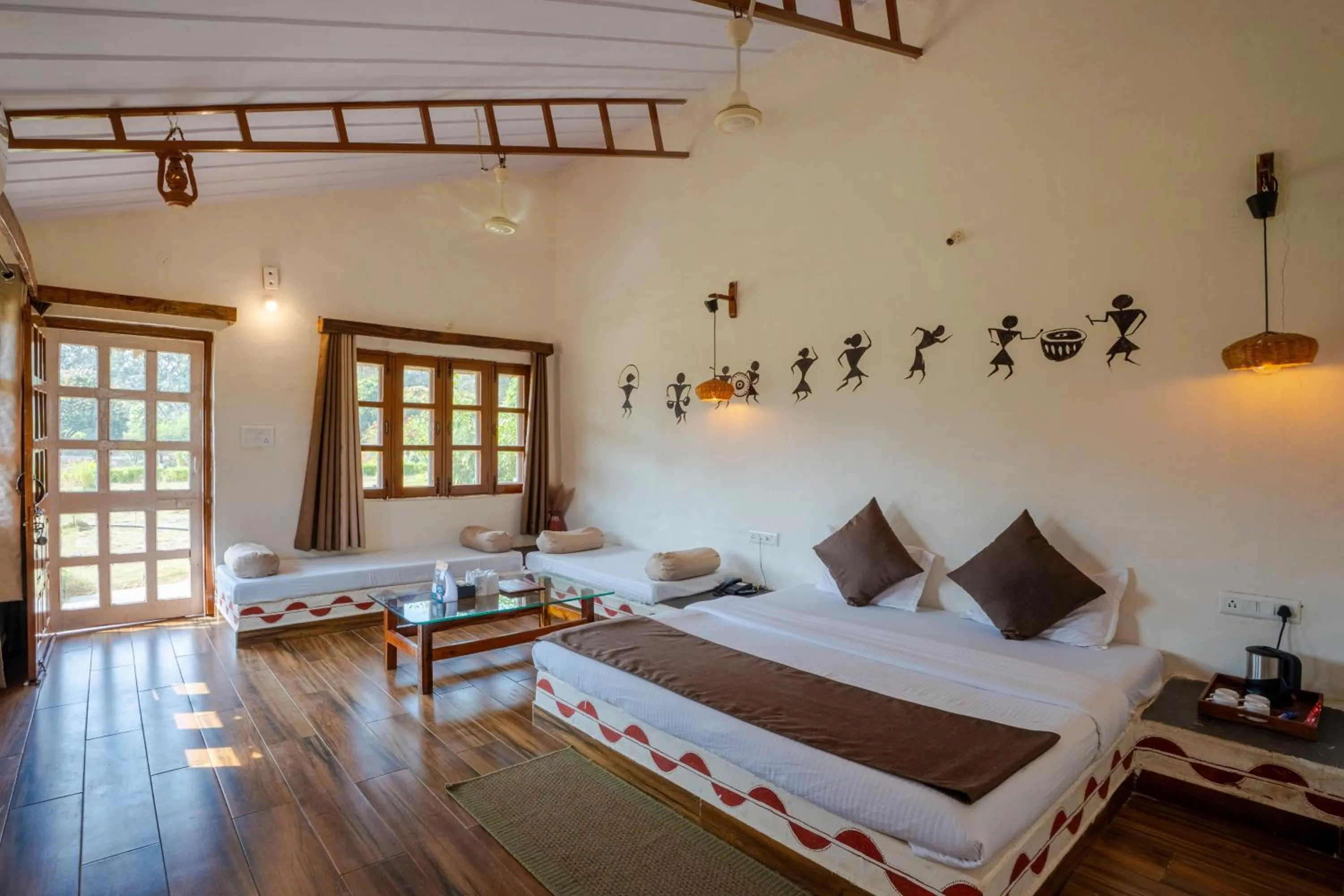 Bedroom, Bed in WOW STAYZ2 Pachmarhi Foothill Cottages