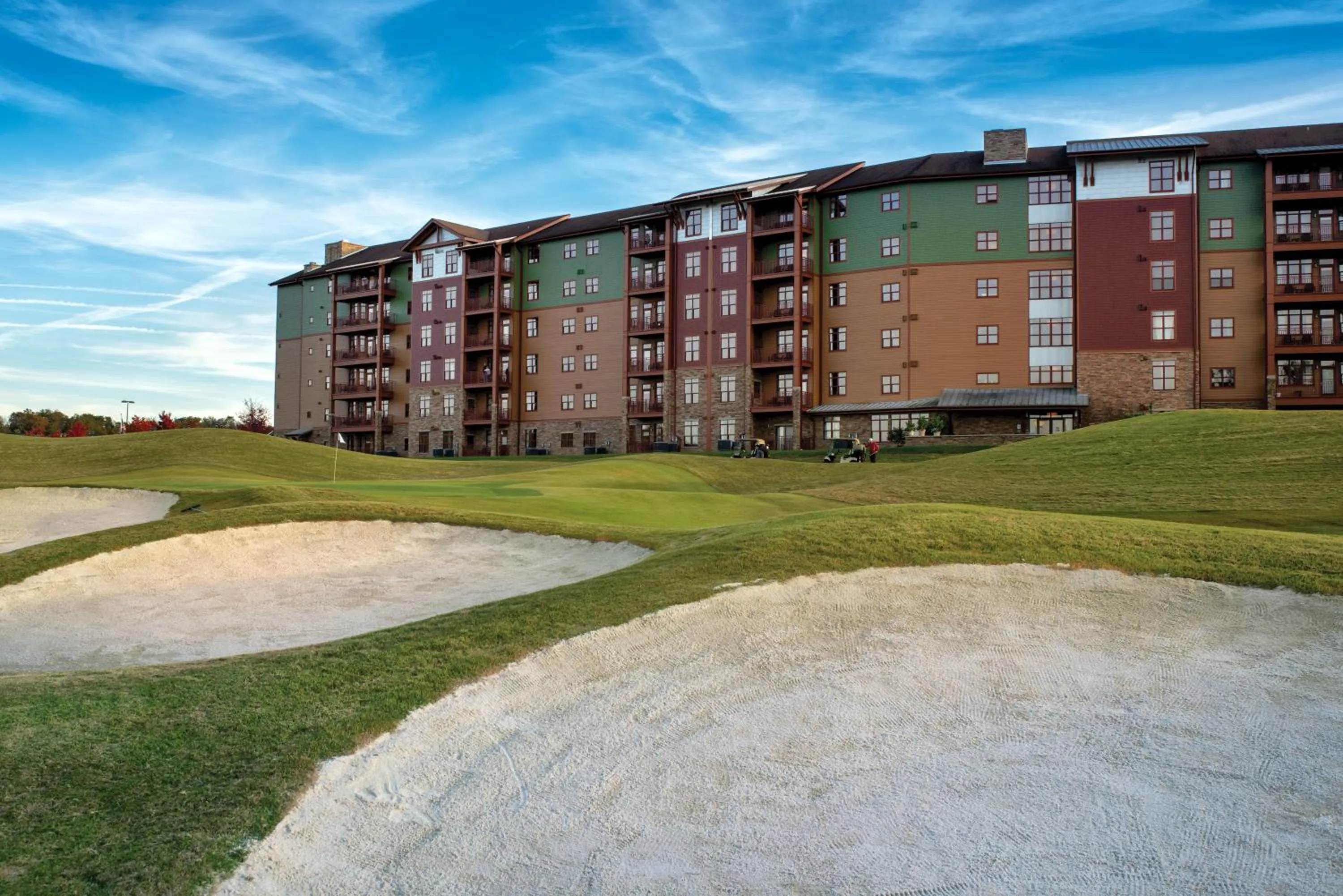 Property building in Club Wyndham Great Smokies Lodge