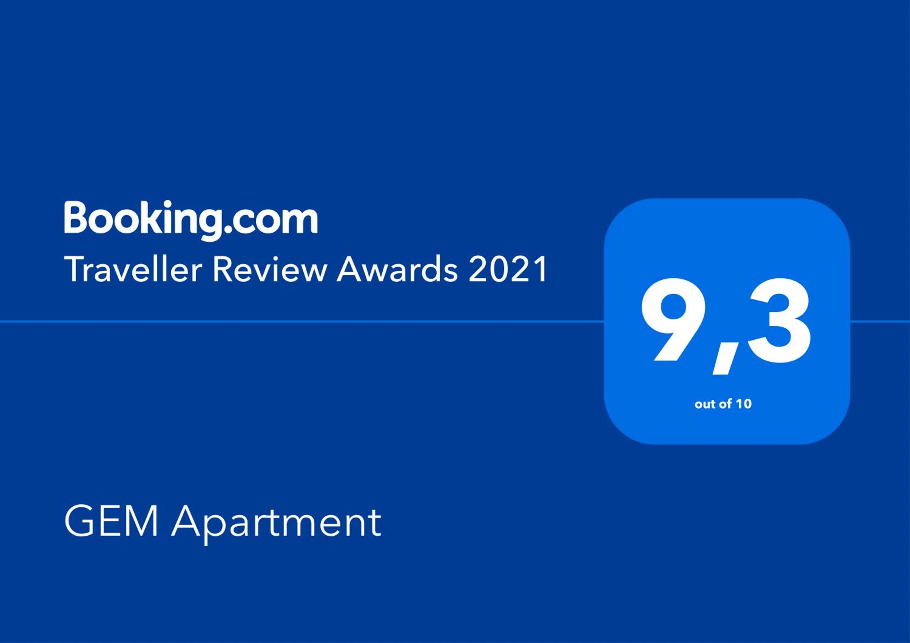 Text overlay in GEM Apartment