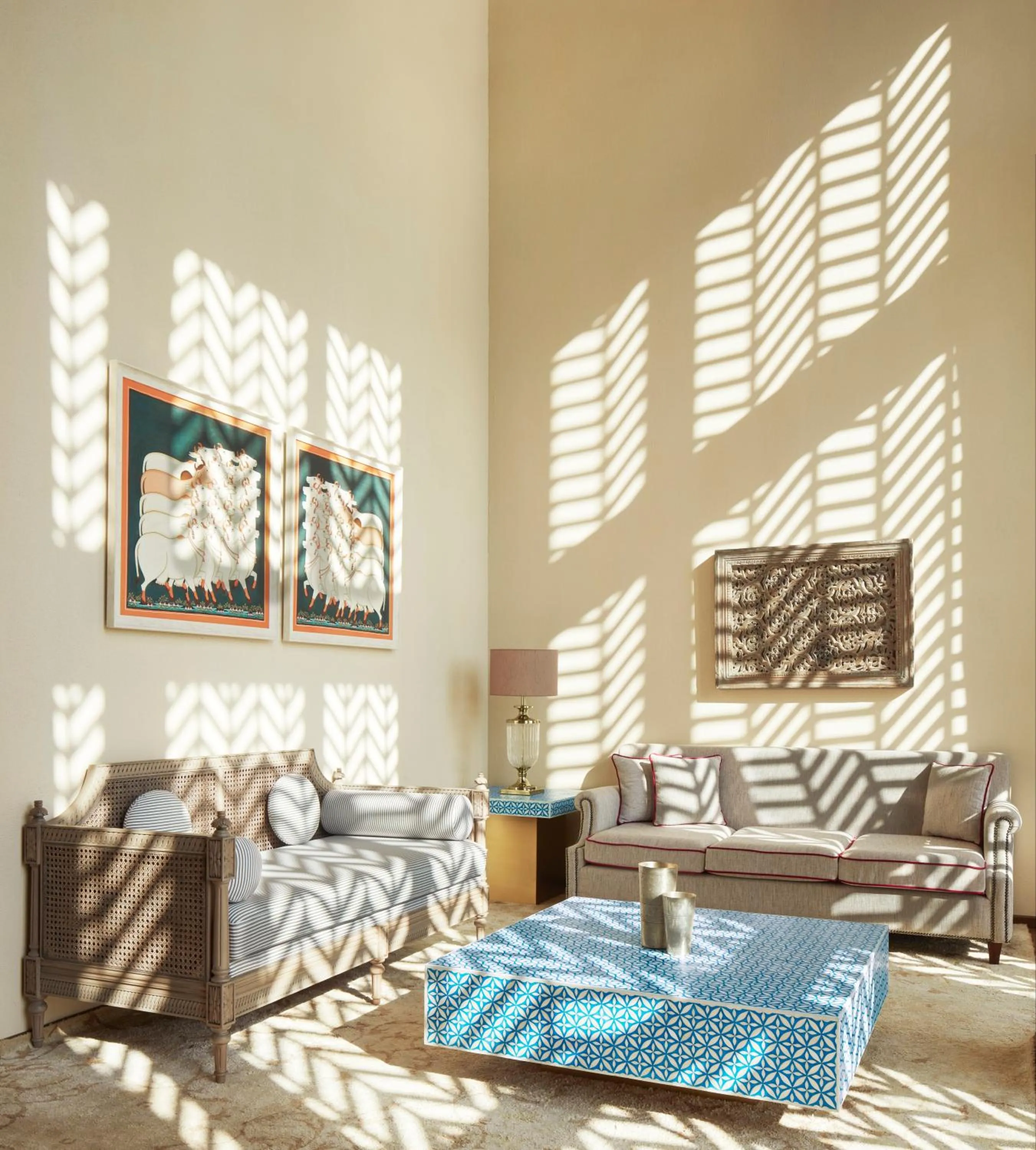 Living room in Taj Aravali Resort & Spa Udaipur