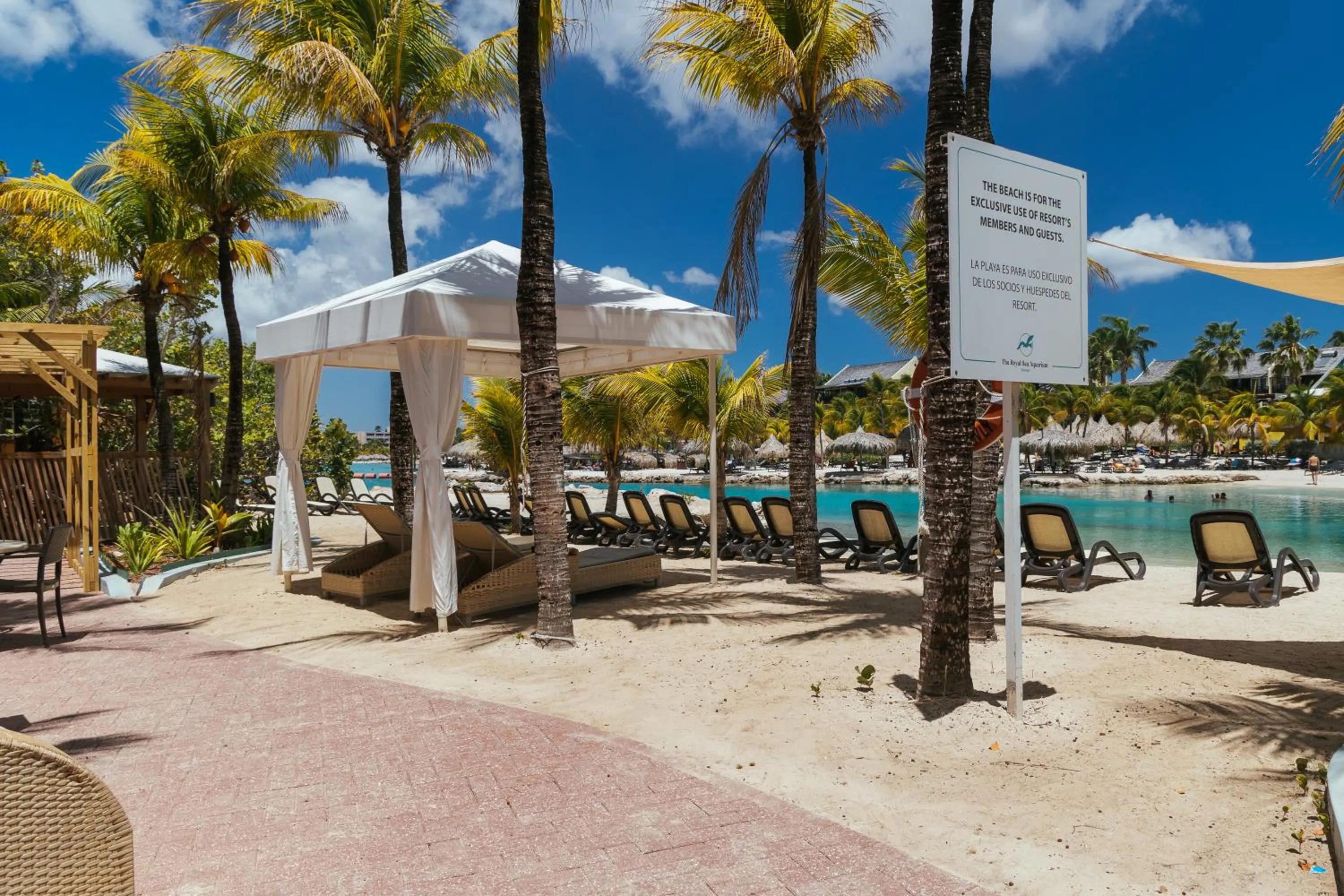 Beach in The Royal Sea Aquarium Resort