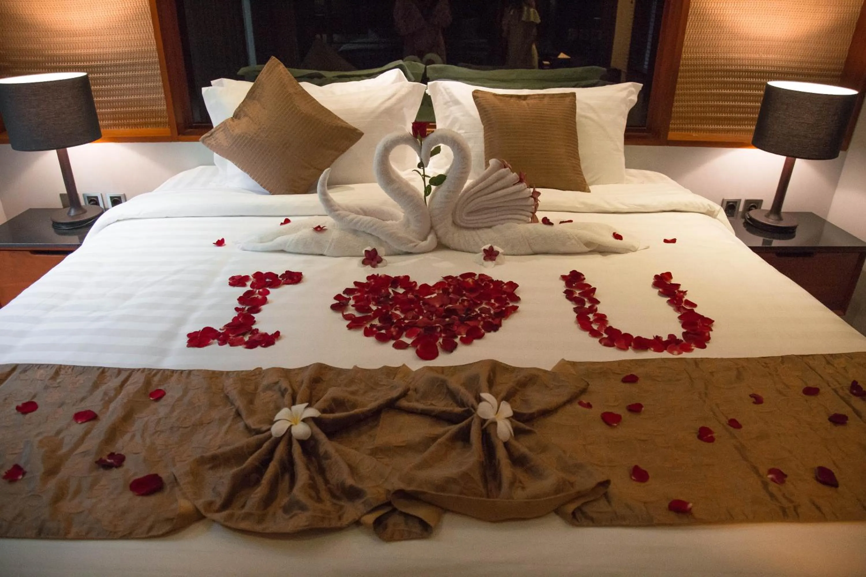 Decorative detail, Bed in Agranusa Signature Villa Nusa Dua