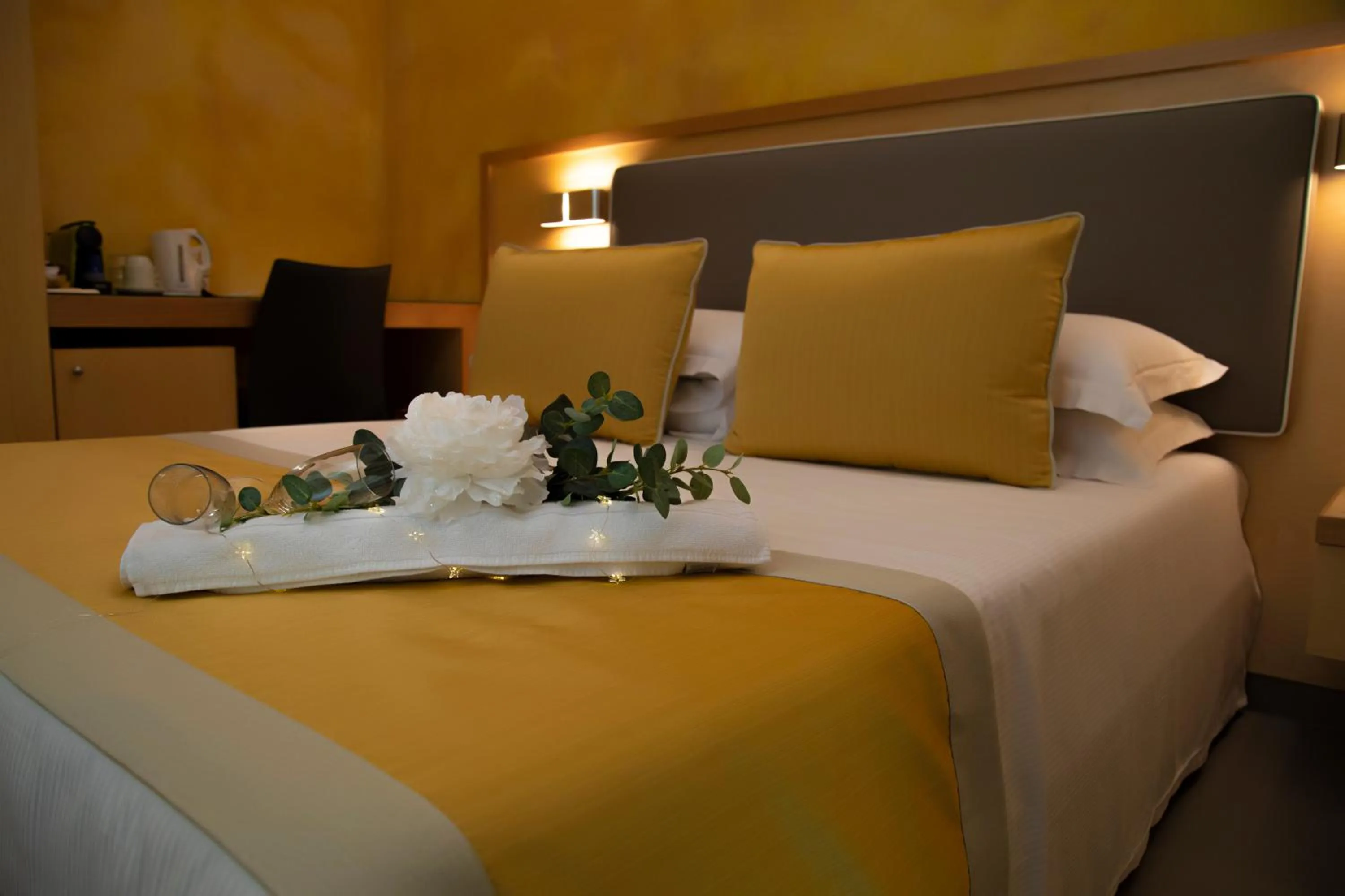 Decorative detail, Bed in B&B Lapillus