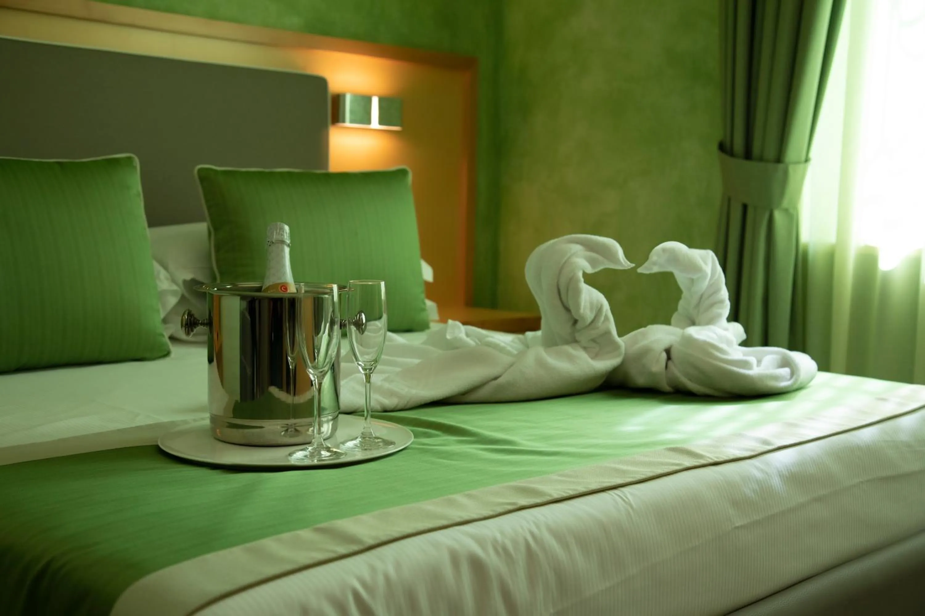 Decorative detail, Bed in B&B Lapillus