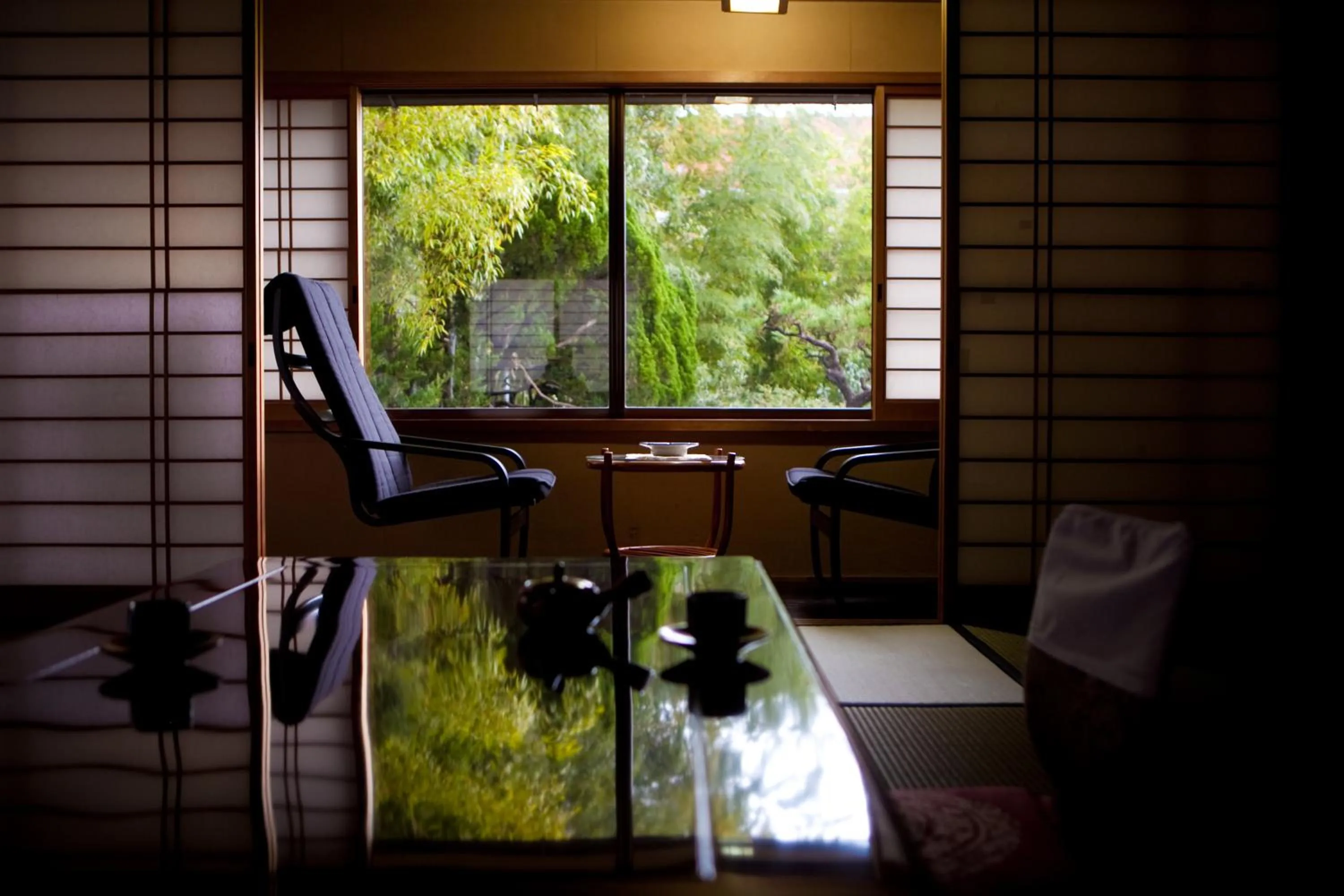 Seating area in Ryokan Sennari (13 years or older)