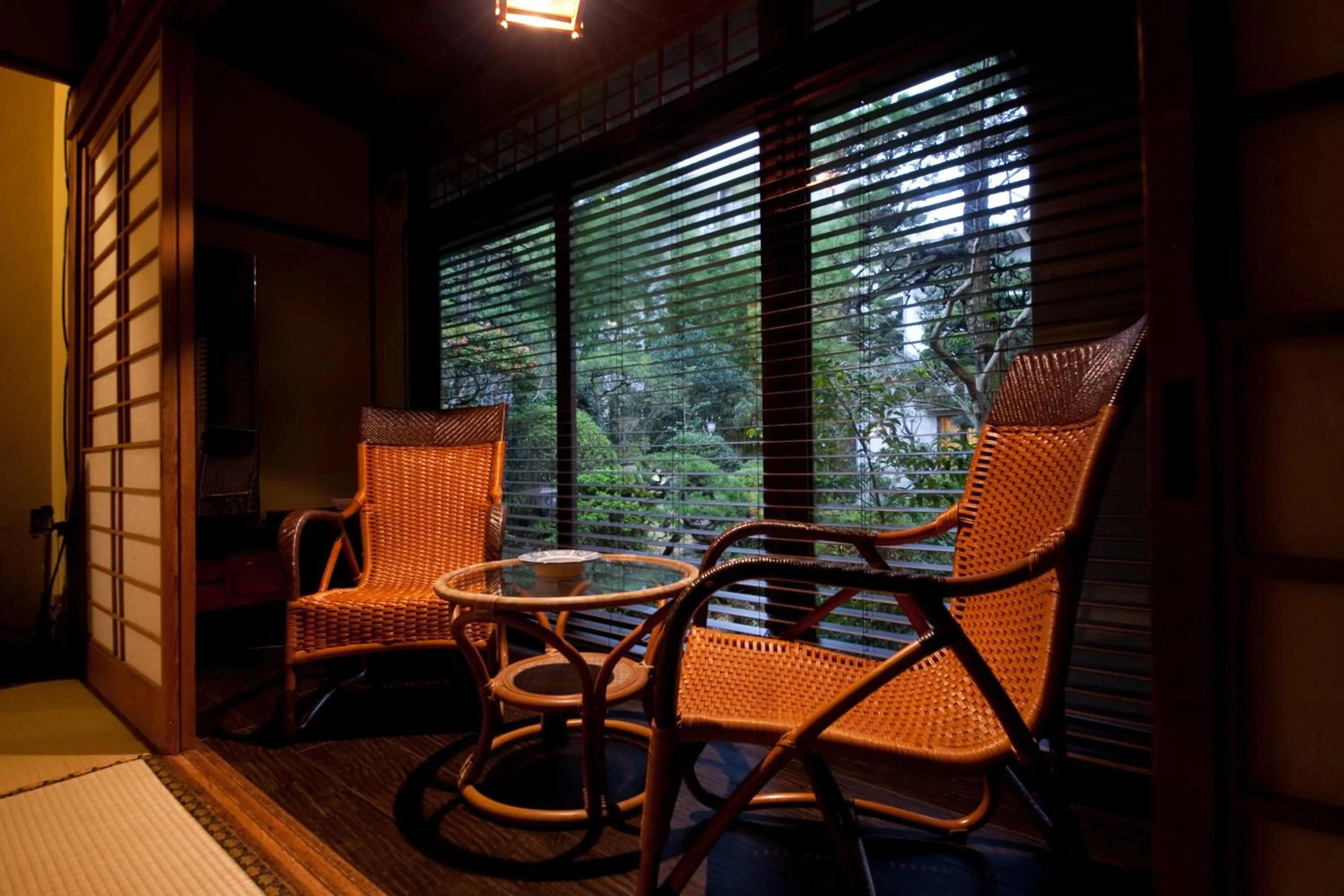 Seating area in Ryokan Sennari (13 years or older)