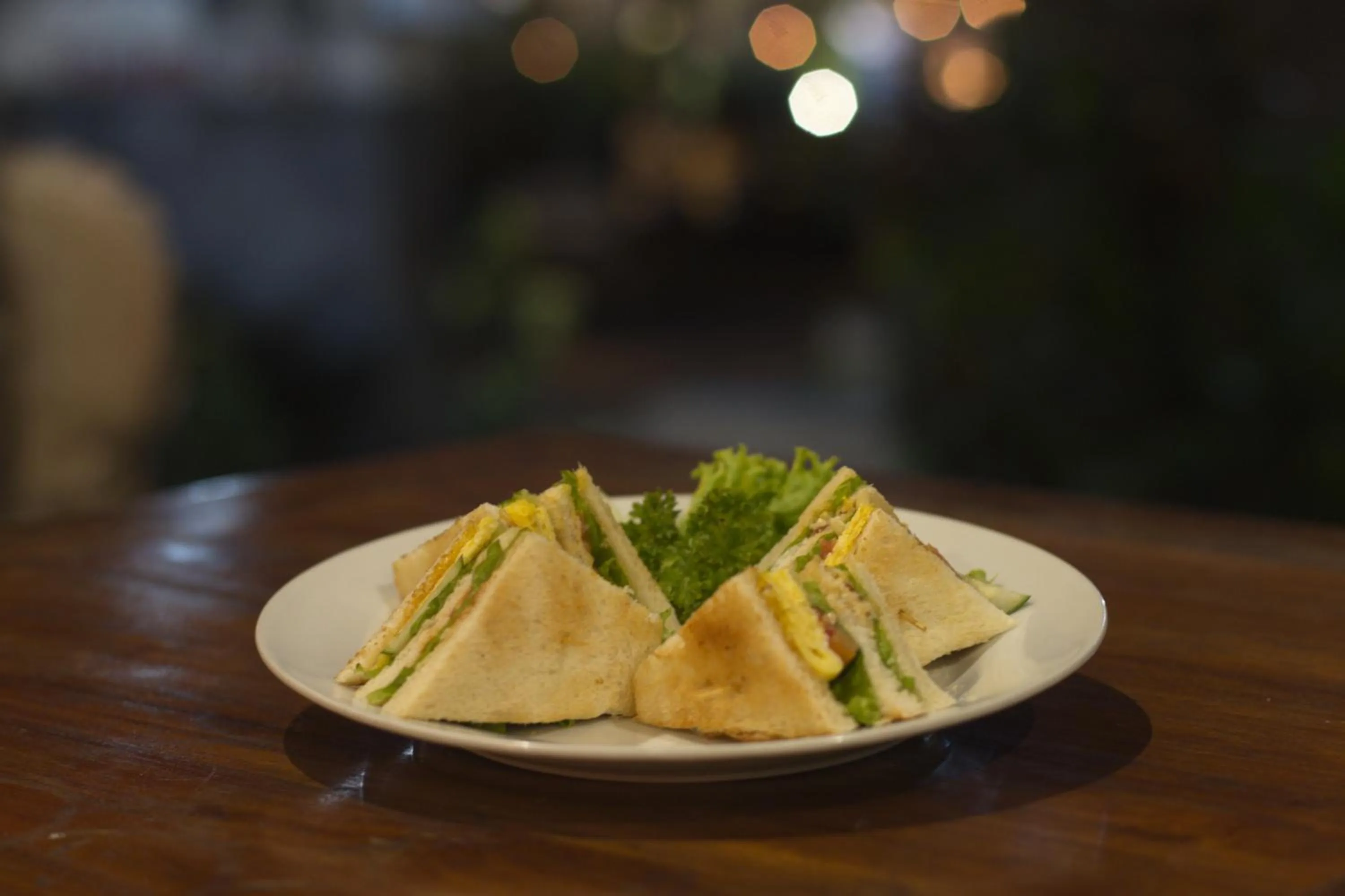 American breakfast in Ubud Terrace