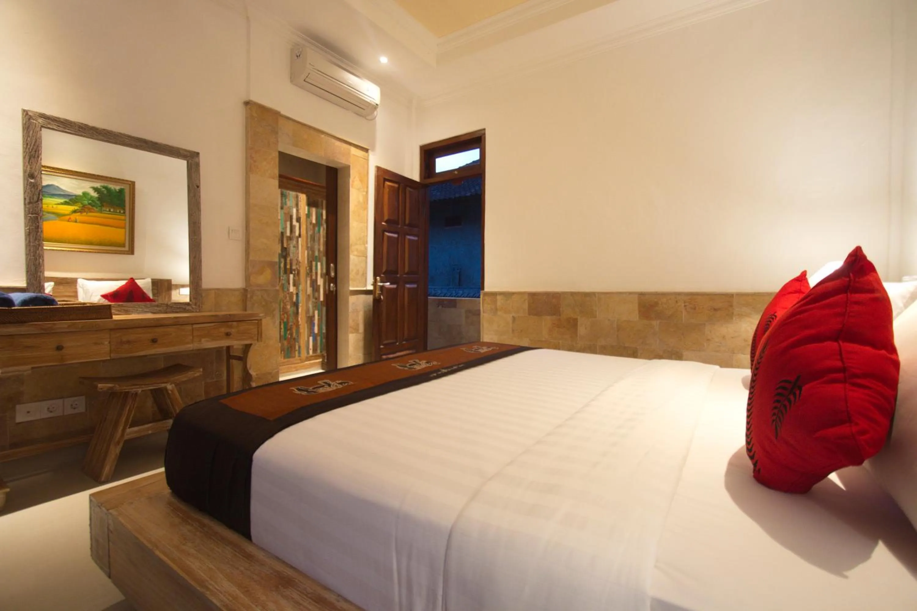 Bathroom, Bed in Ubud Terrace