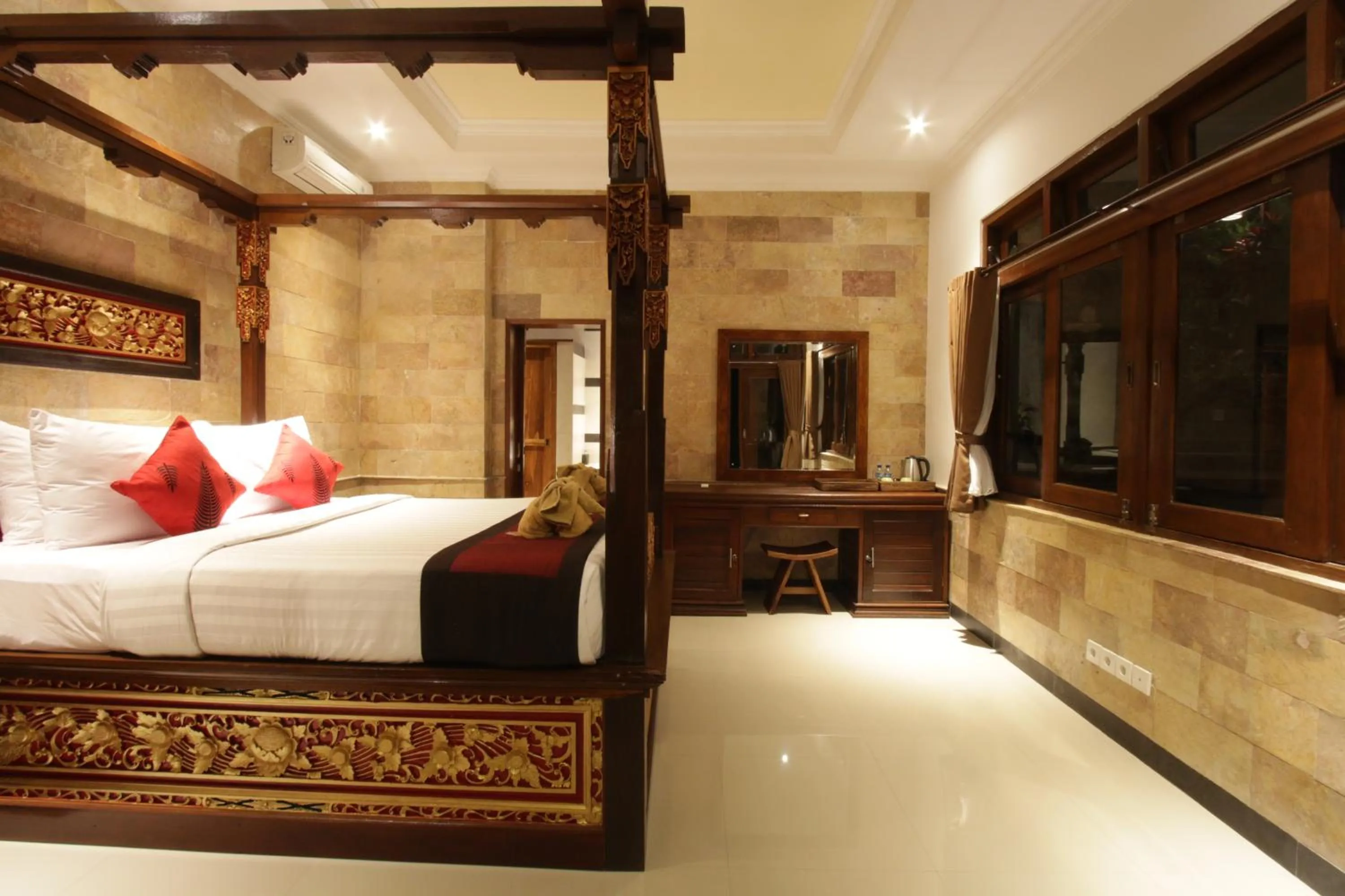Bathroom, Bed in Ubud Terrace