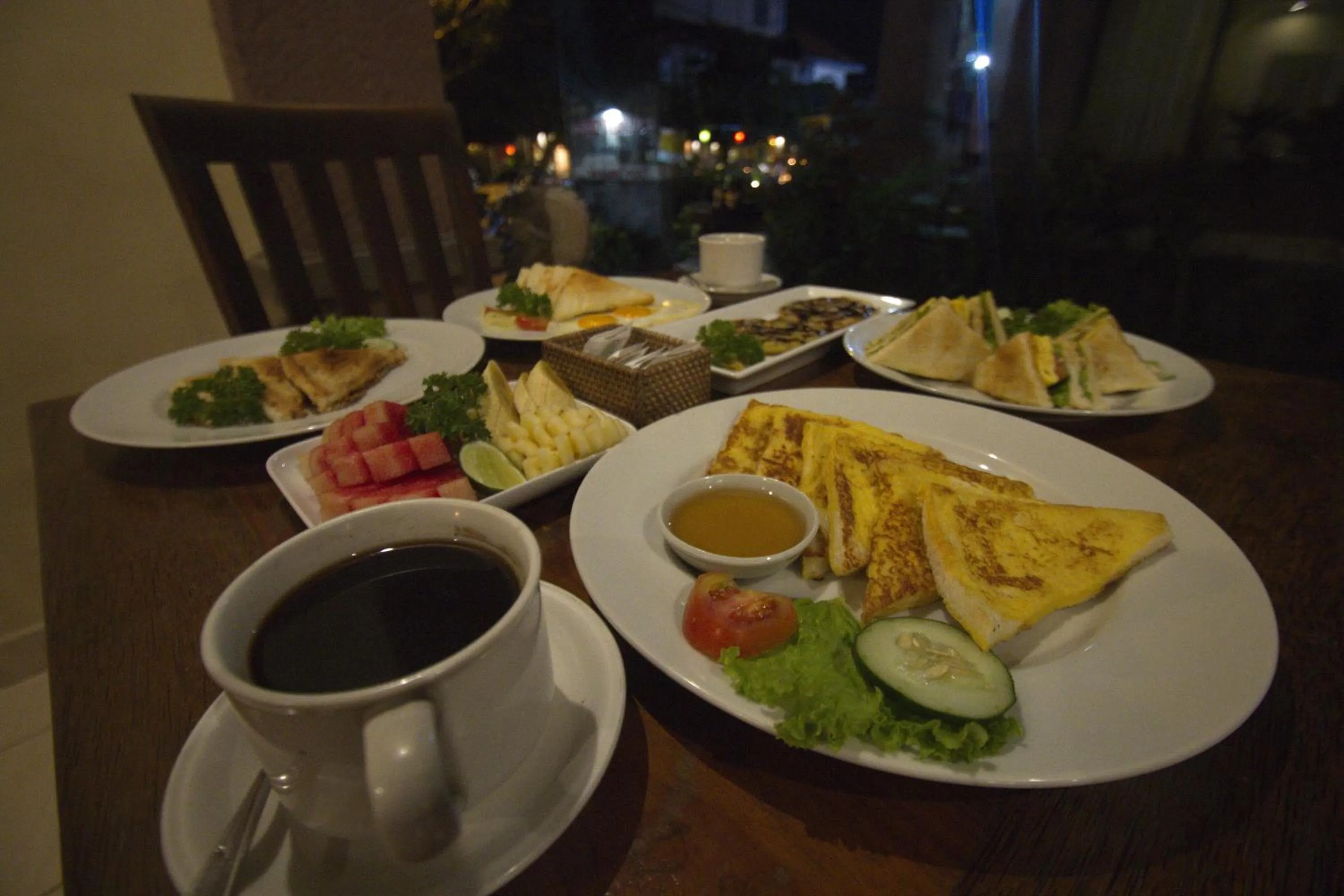 American breakfast in Ubud Terrace