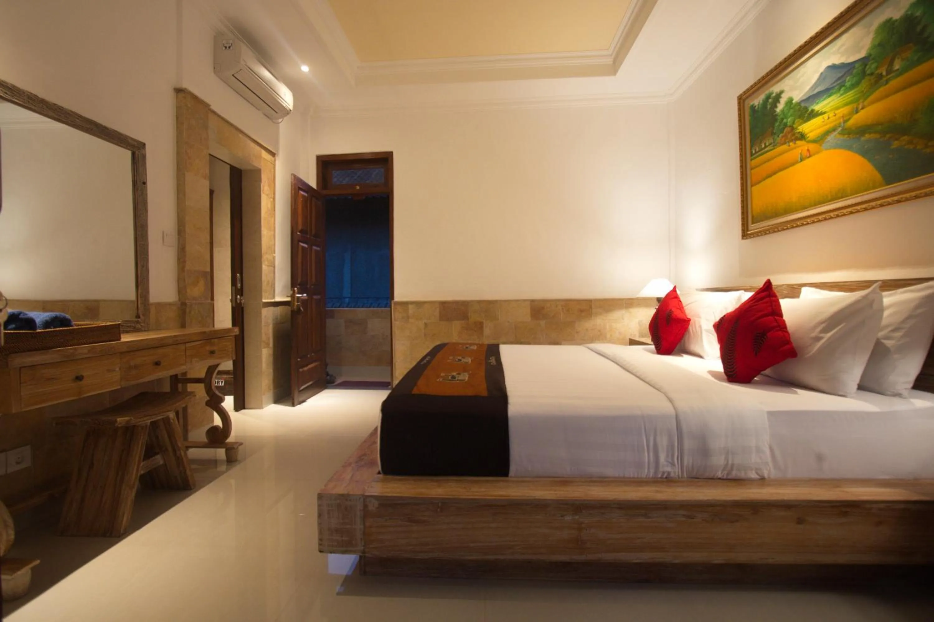 Bathroom, Bed in Ubud Terrace