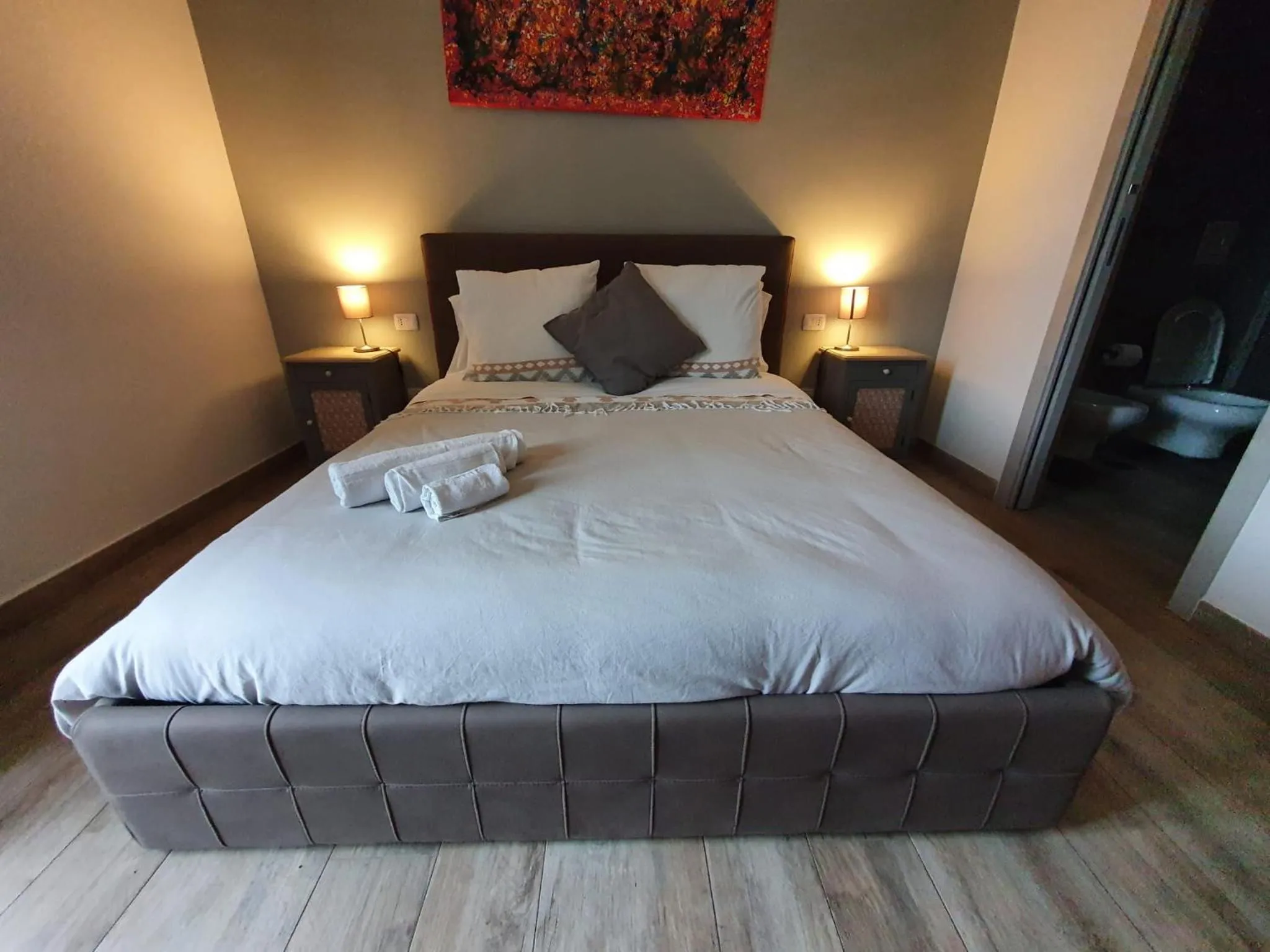 Bed in VILLA MATILDA luxury B&B