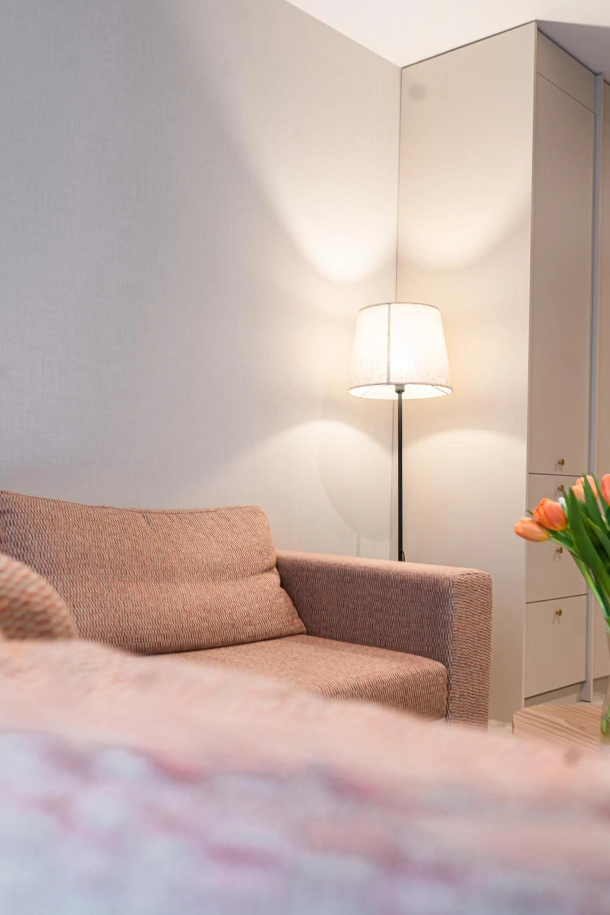 Living room, Bed in Instytut Zdrowia Sofra FIT & SPA