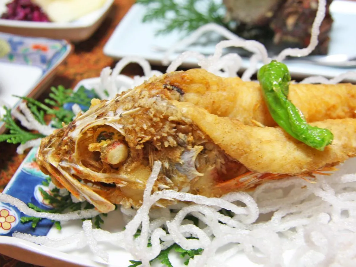 Food close-up in Suisenkaku