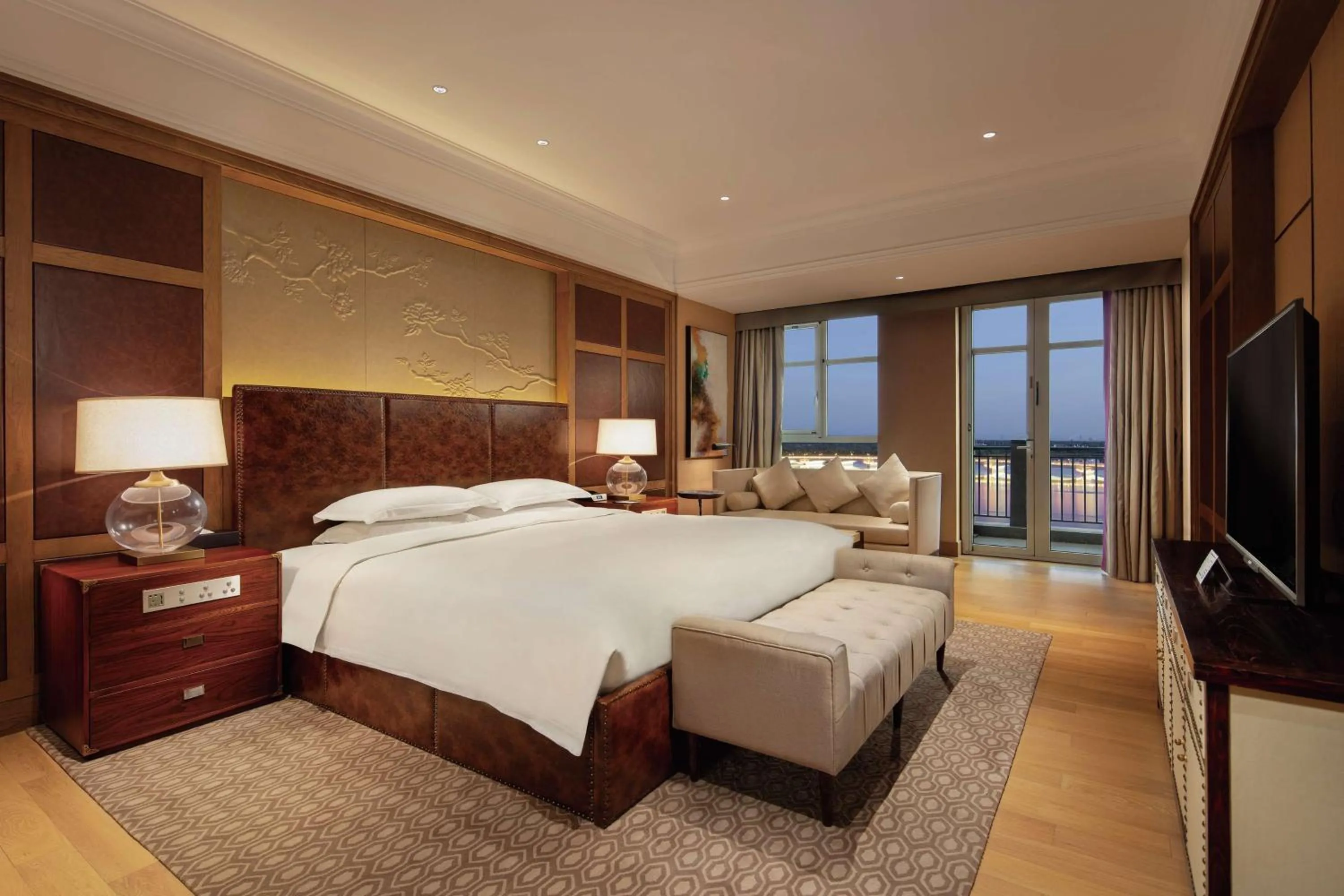 Living room, Bed in Hilton Wenan