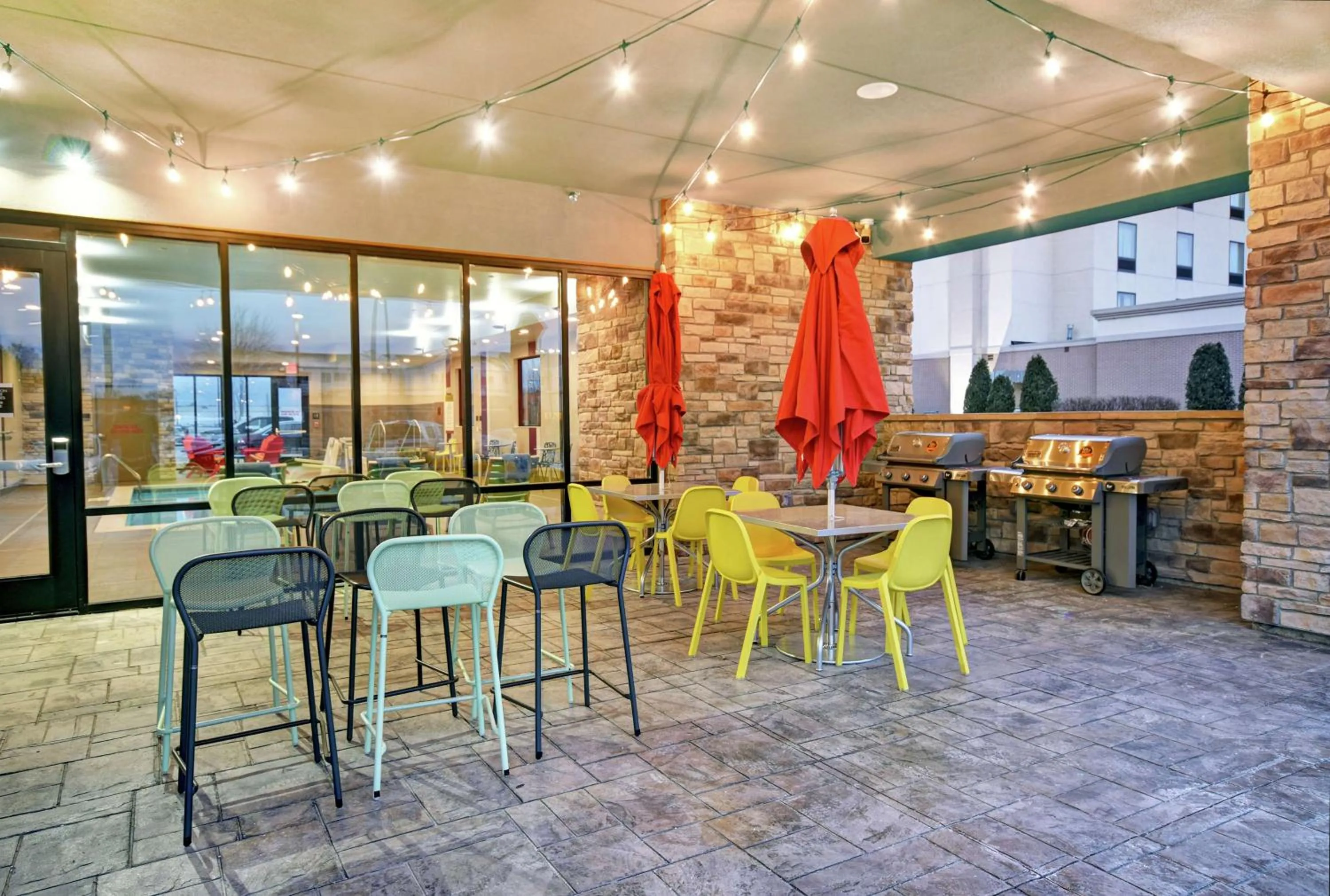 Patio in Home2 Suites By Hilton Beloit