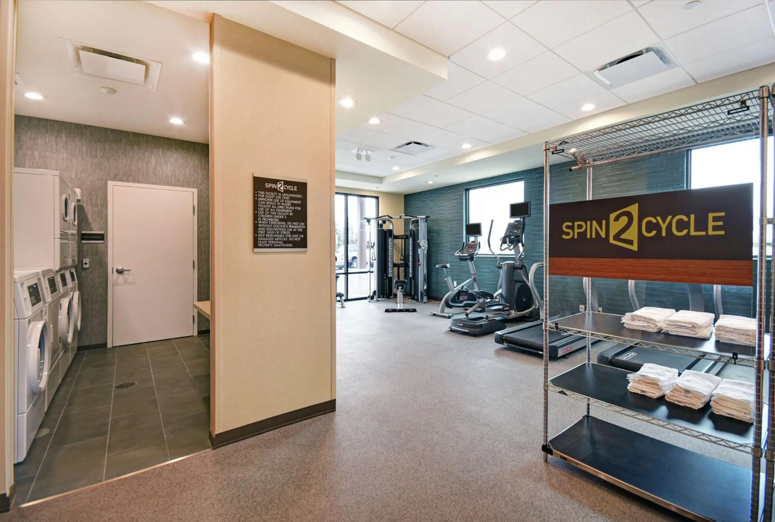 Fitness centre/facilities in Home2 Suites By Hilton Beloit