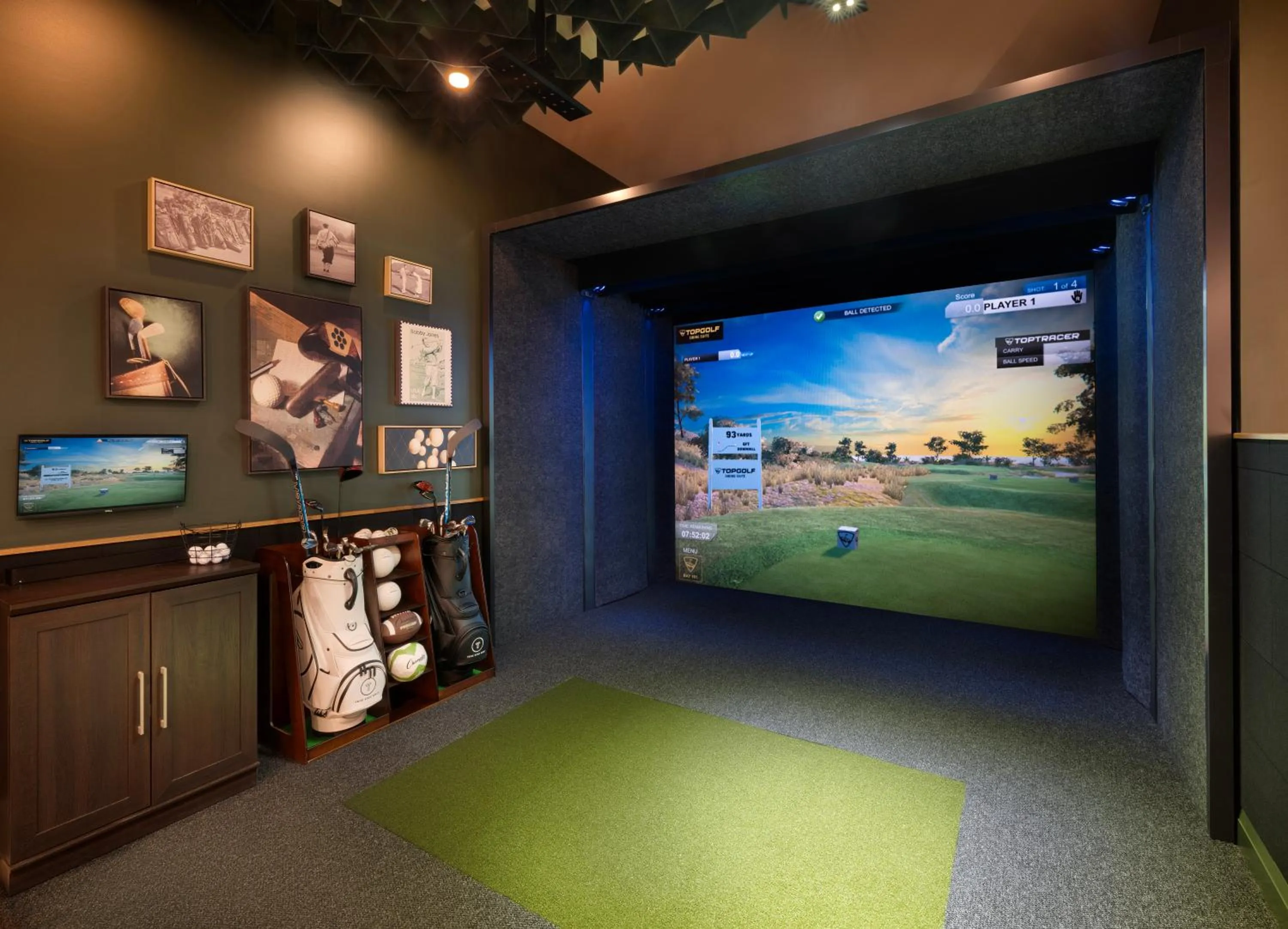 Golfcourse in Hilton Indianapolis Hotel & Suites