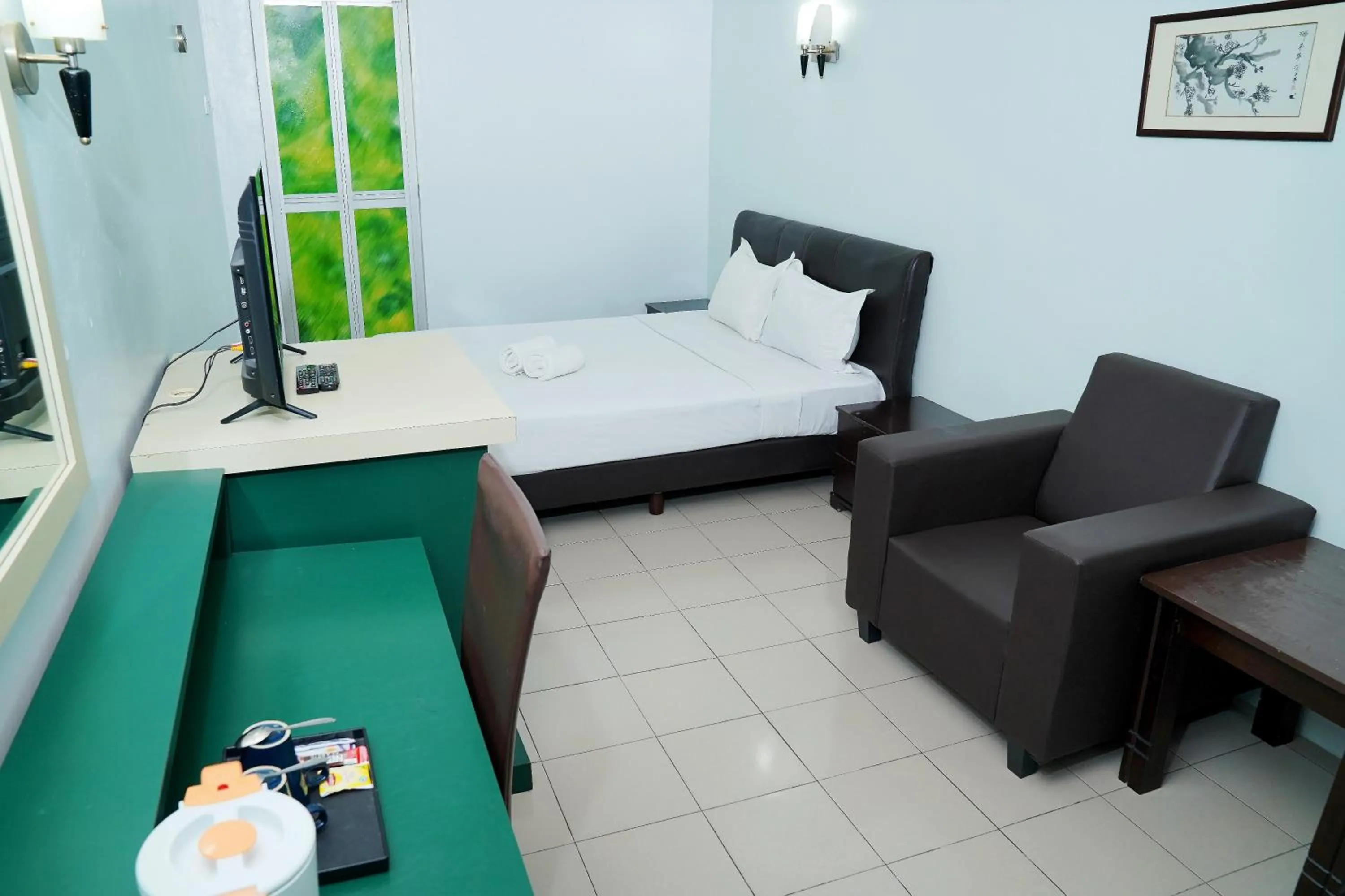 Bed in Dowifi Hotel -Self Service Kiosk