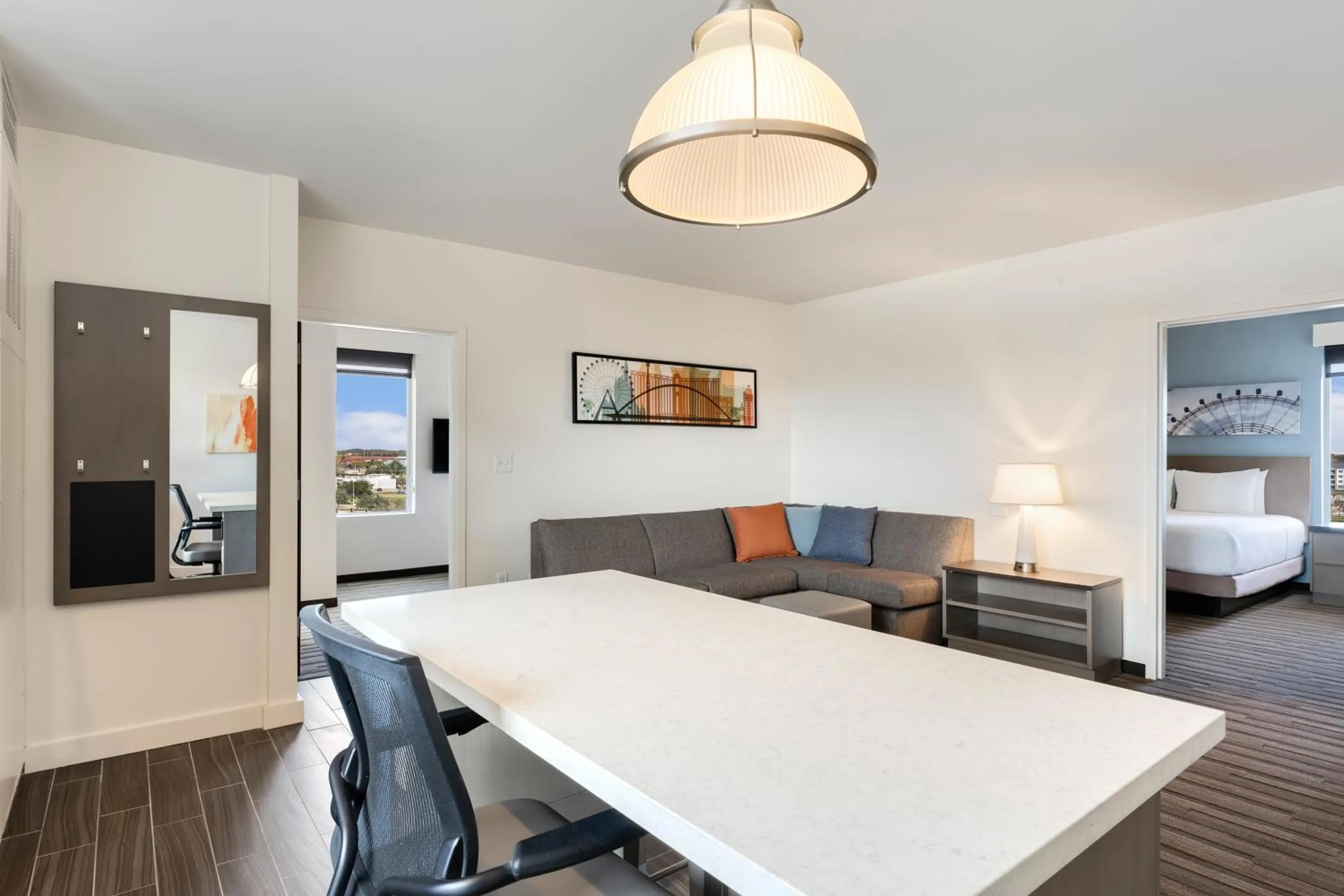 Bed in Hyatt House Orlando International Drive