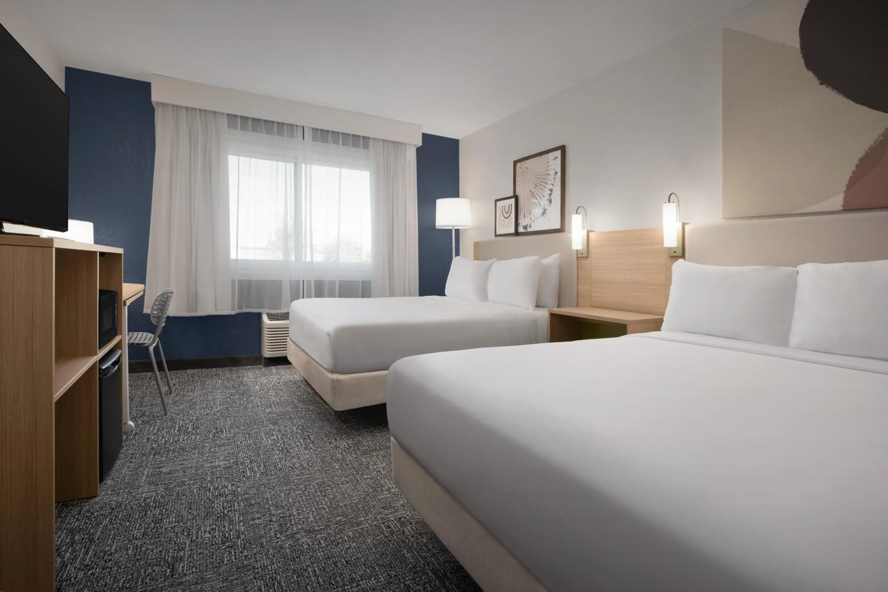 Bed in Spark by Hilton San Jose Airport