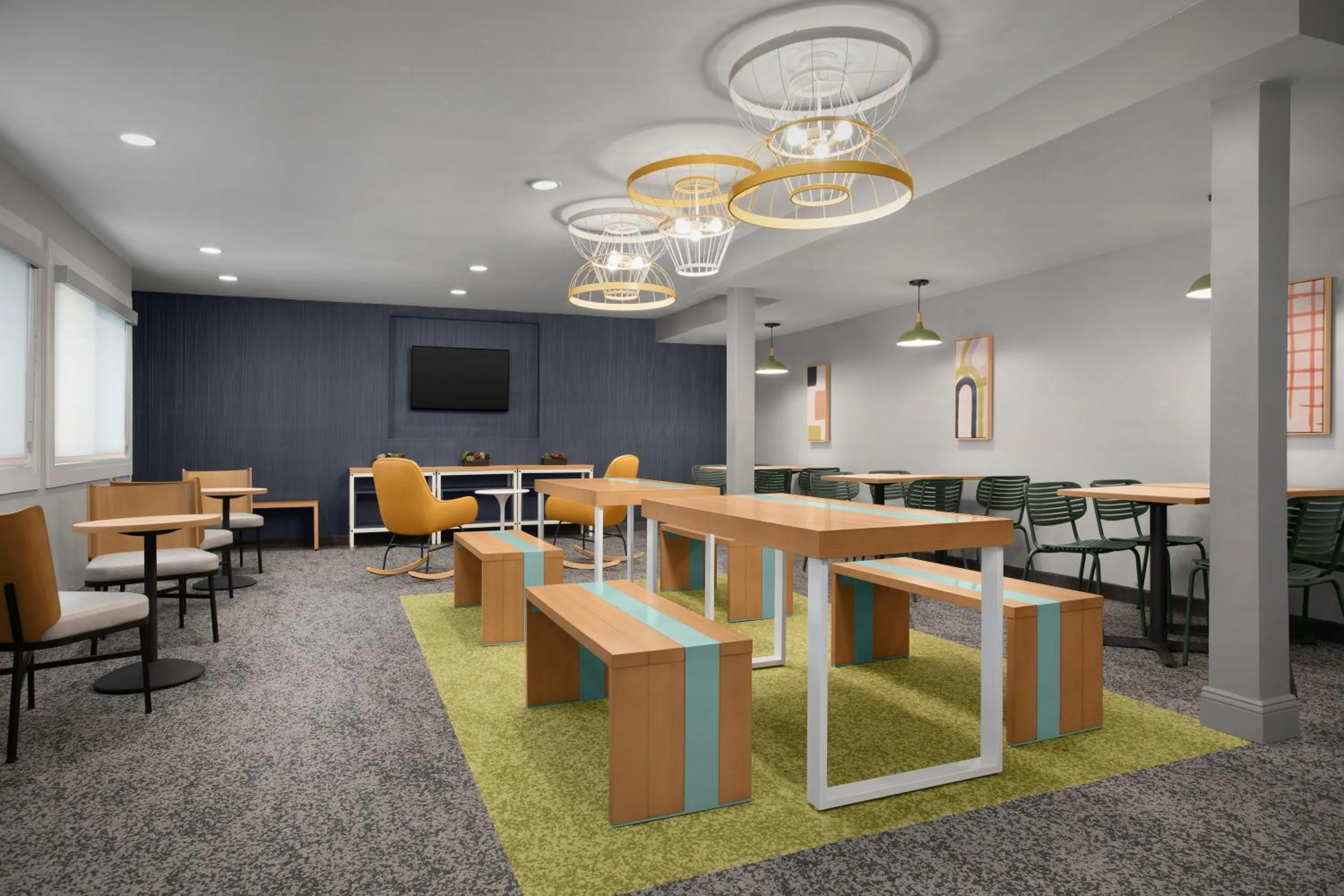 Seating area in Spark by Hilton San Jose Airport