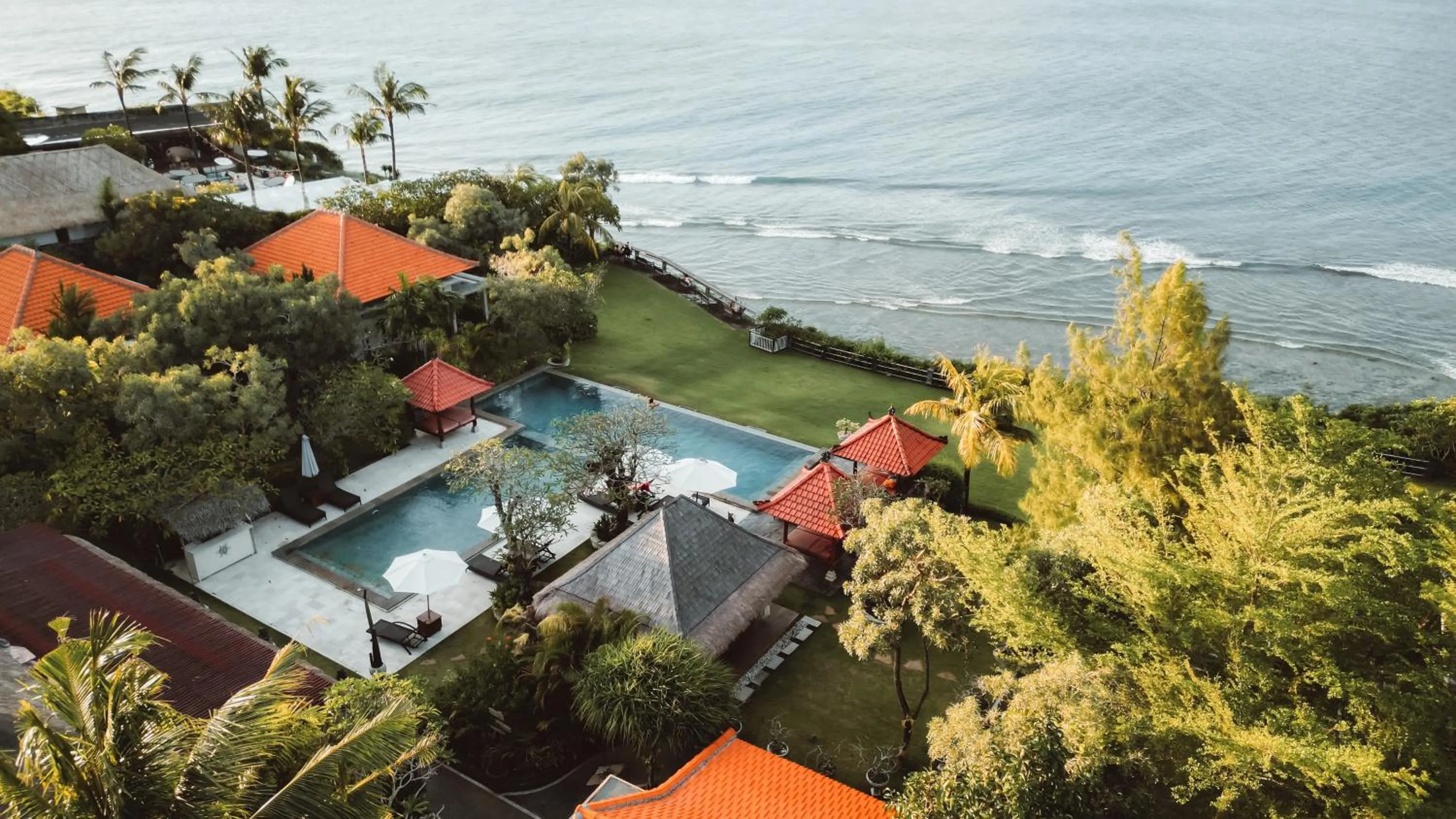 Bird's eye view in Uluwatu Cottages