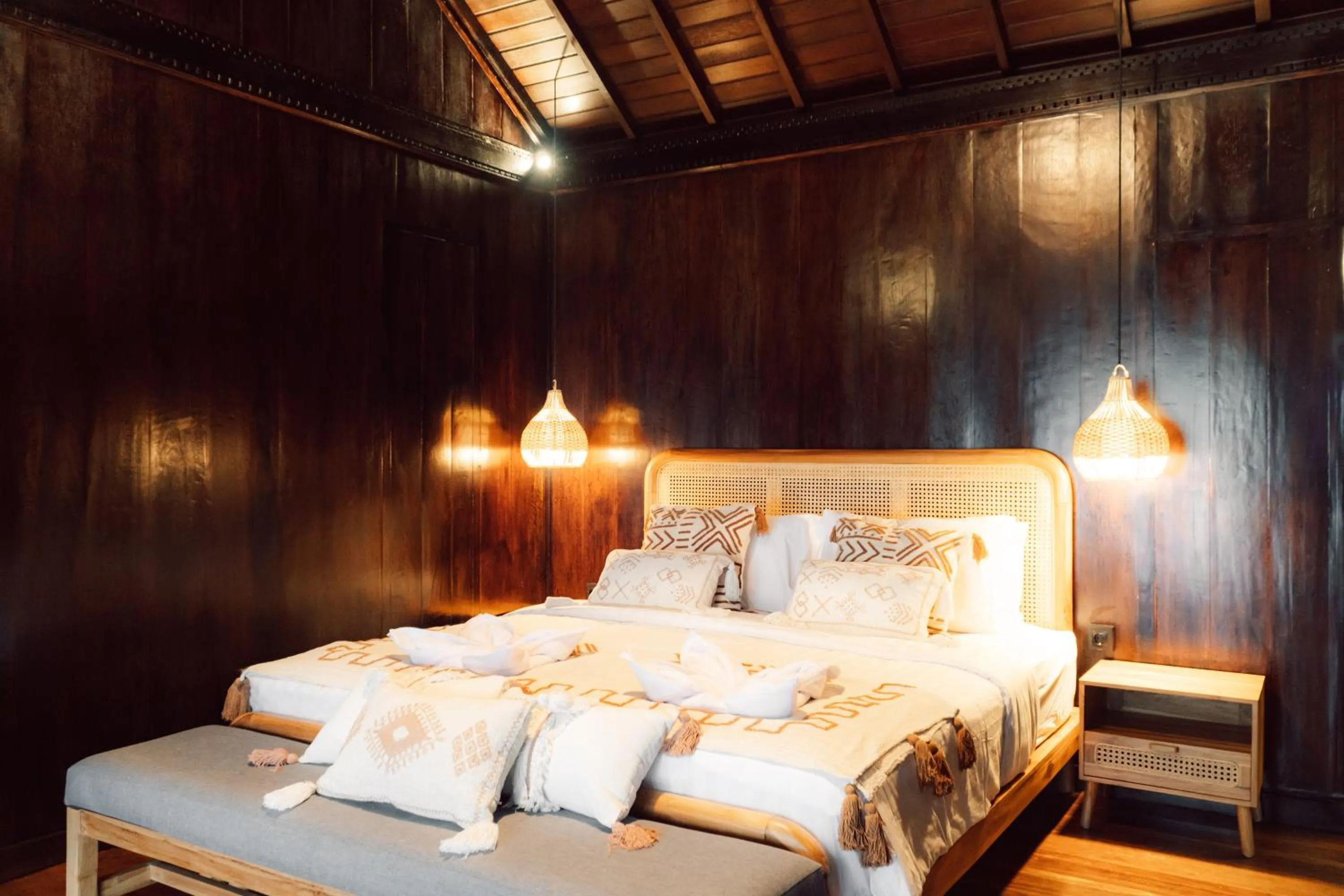 Bed in Uluwatu Cottages