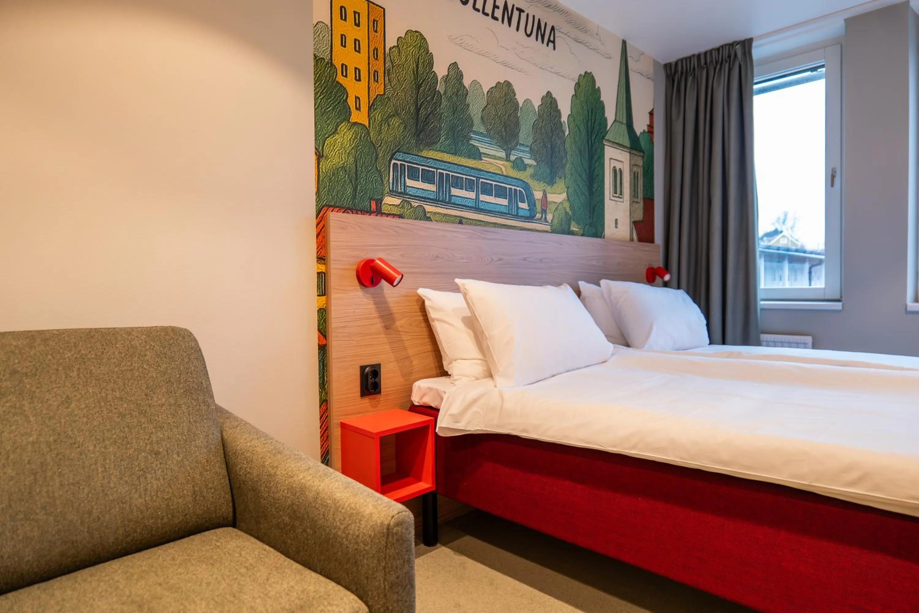 Photo of the whole room, Bed in Good Morning Sollentuna