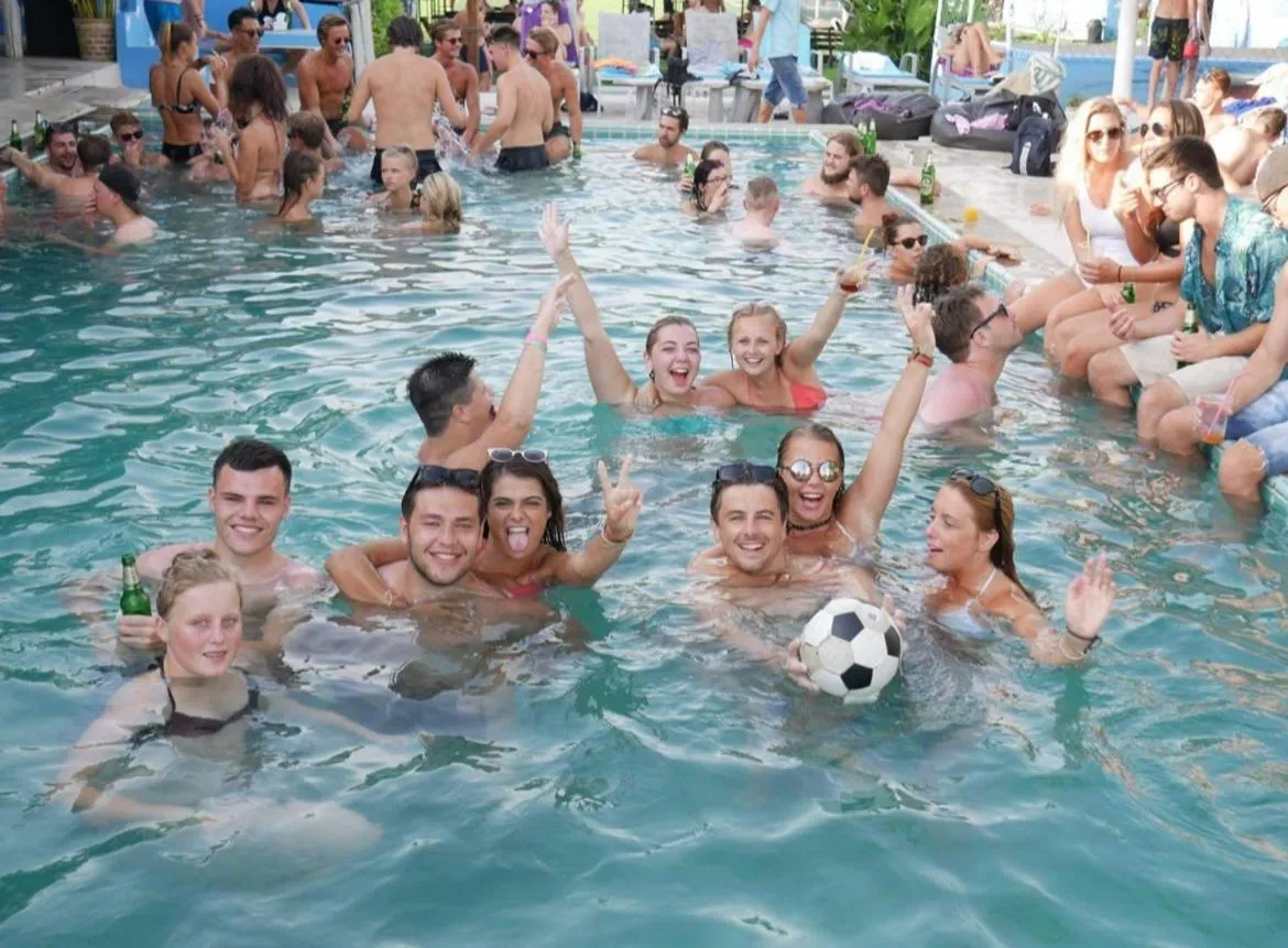 People in Phangan Arena Hostel