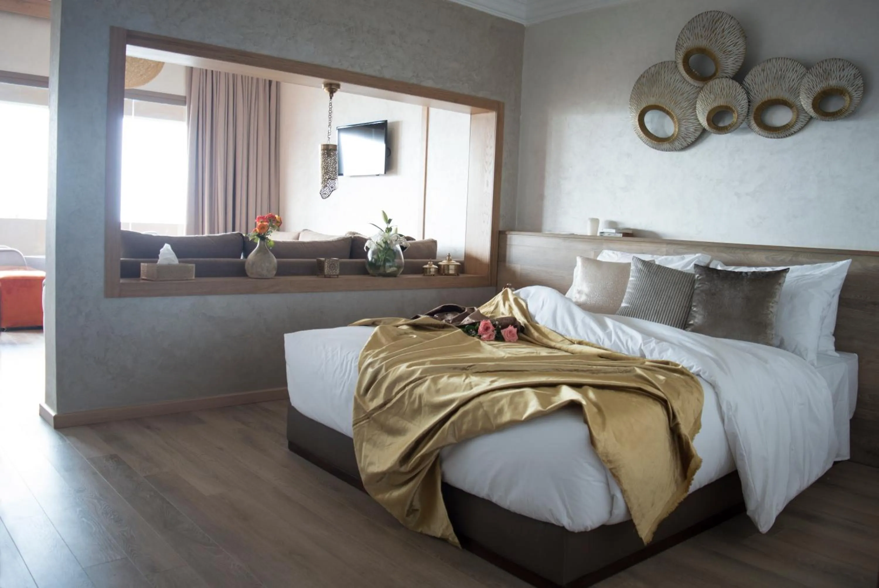 Bed in Mabrouk Hotel and Suites- Adult only