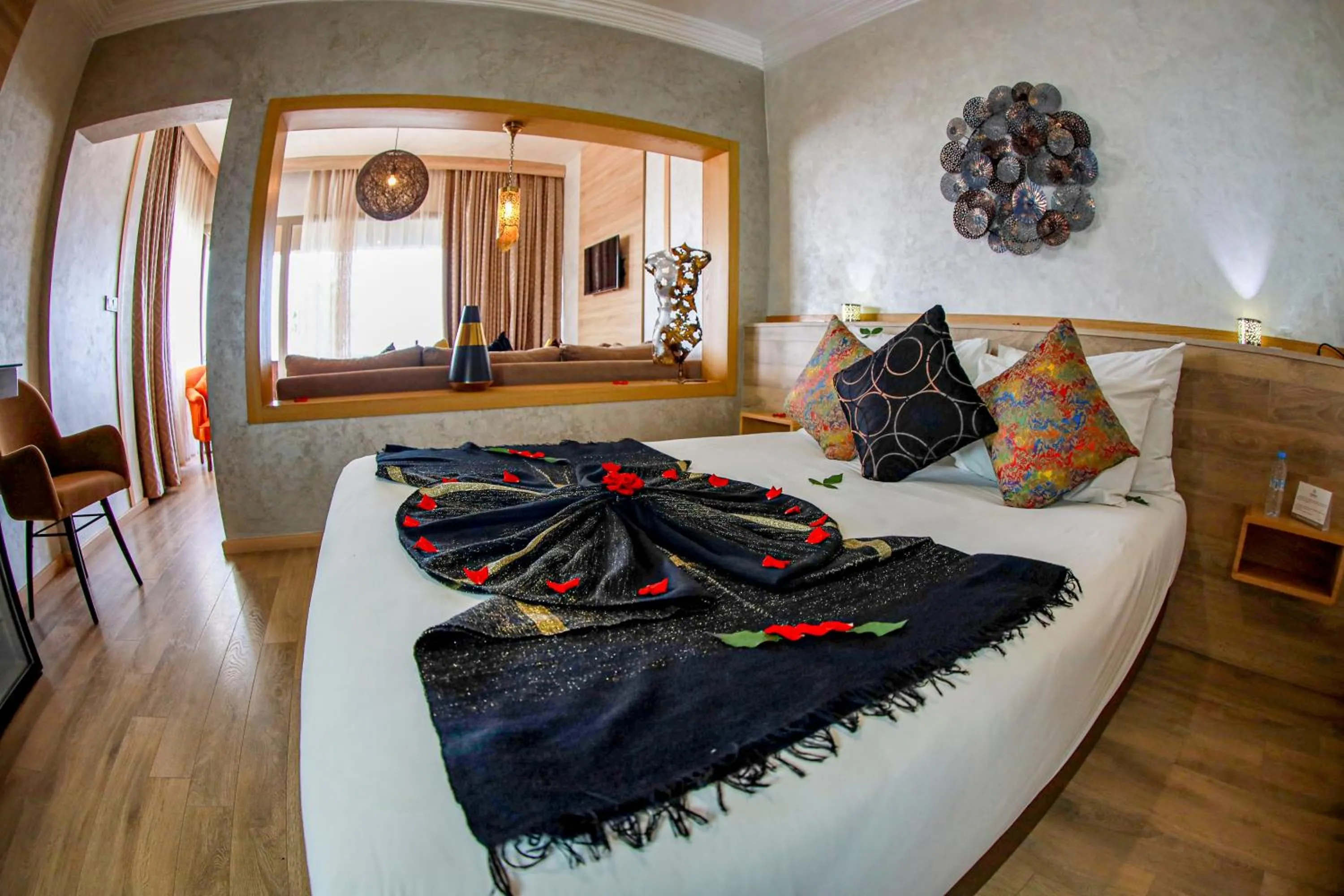 Bed in Mabrouk Hotel and Suites- Adult only