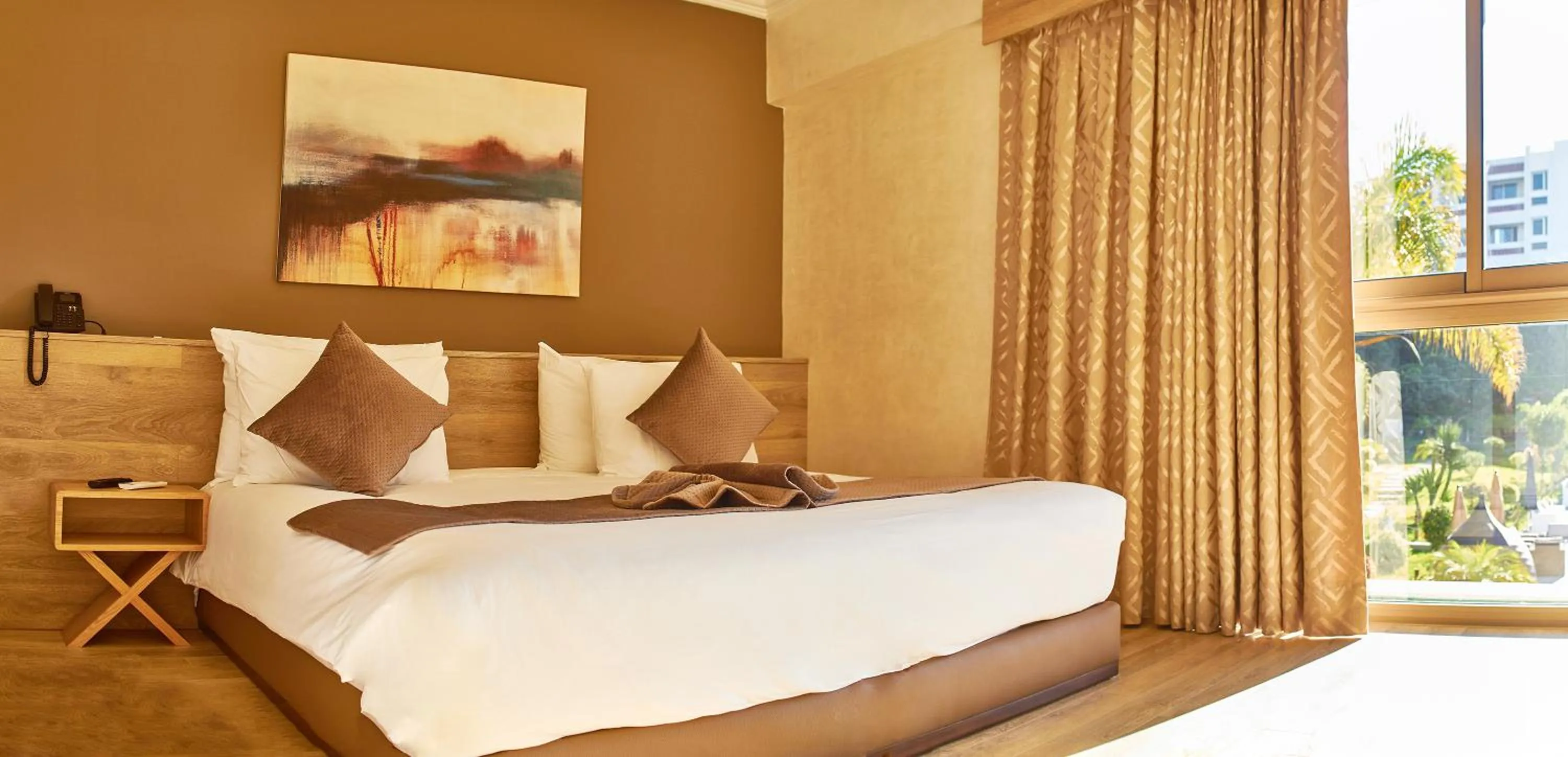 Bed in Mabrouk Hotel and Suites- Adult only