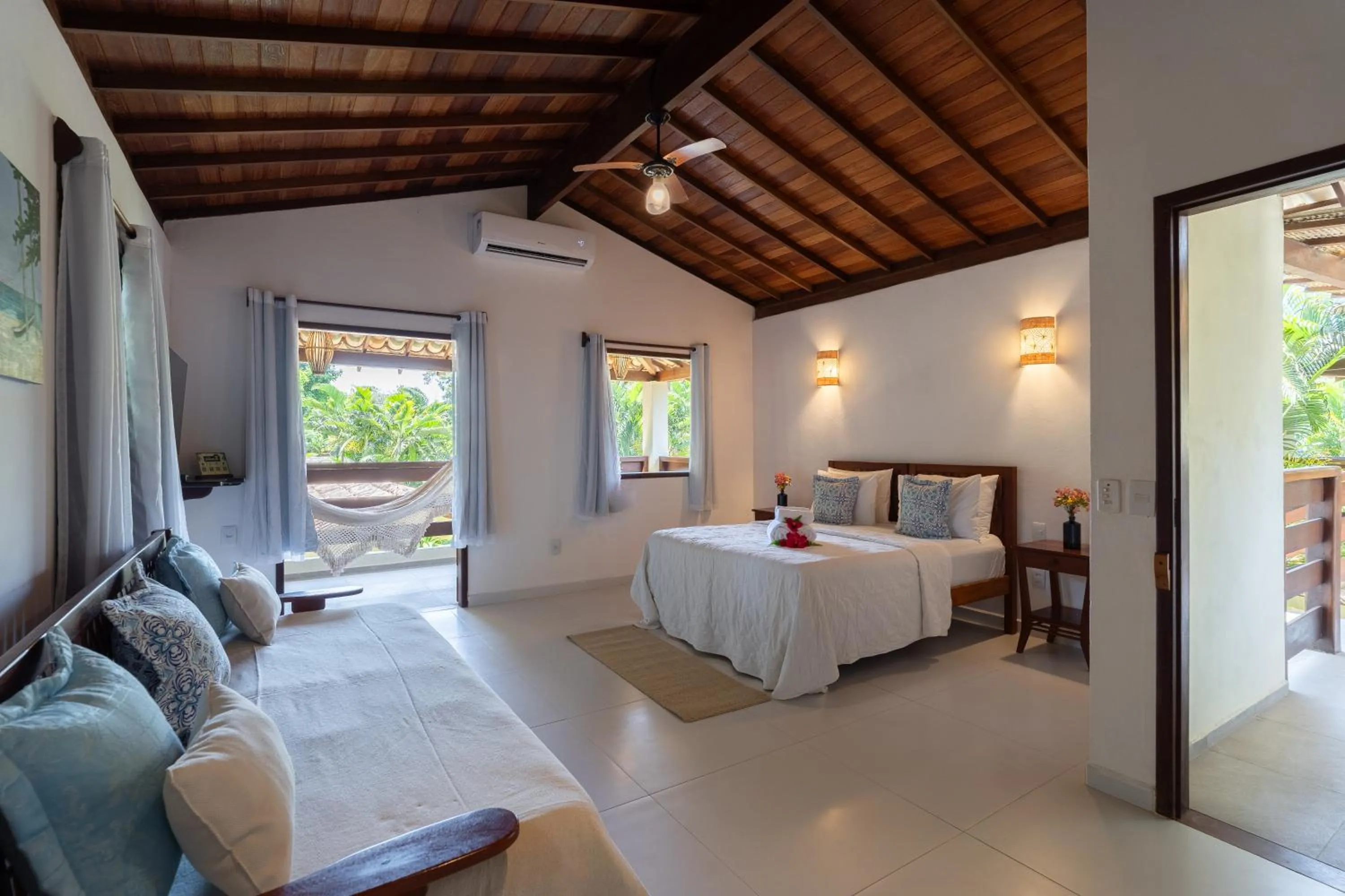 Bedroom, Bed in Pousada Samambaia