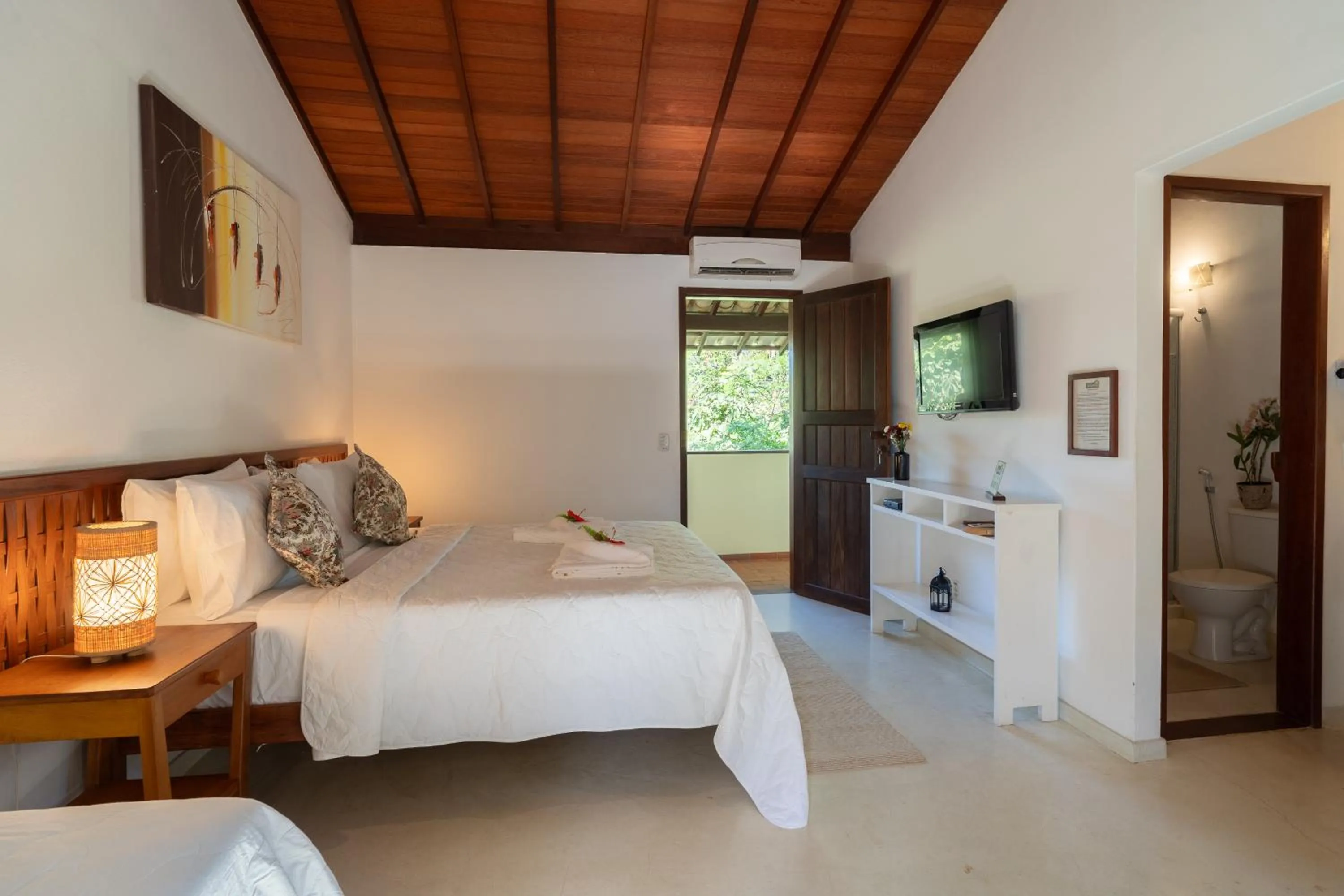 Bedroom, Bed in Pousada Samambaia