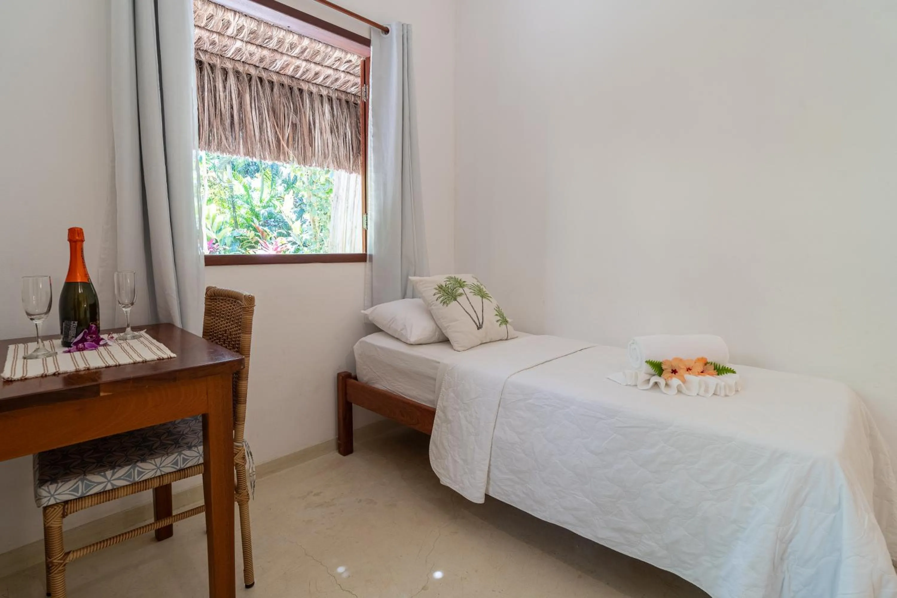 Bed in Pousada Samambaia