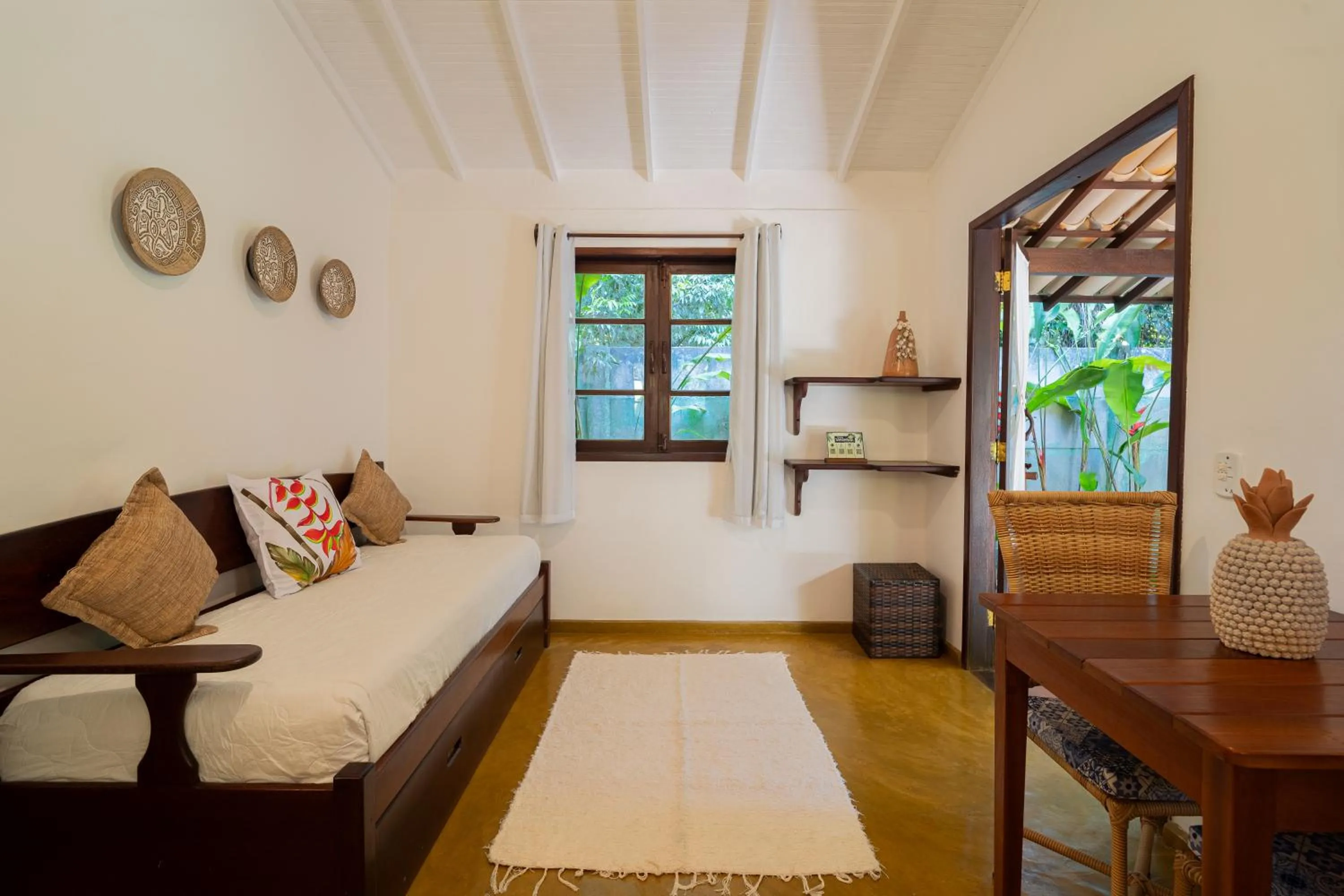 Bed in Pousada Samambaia