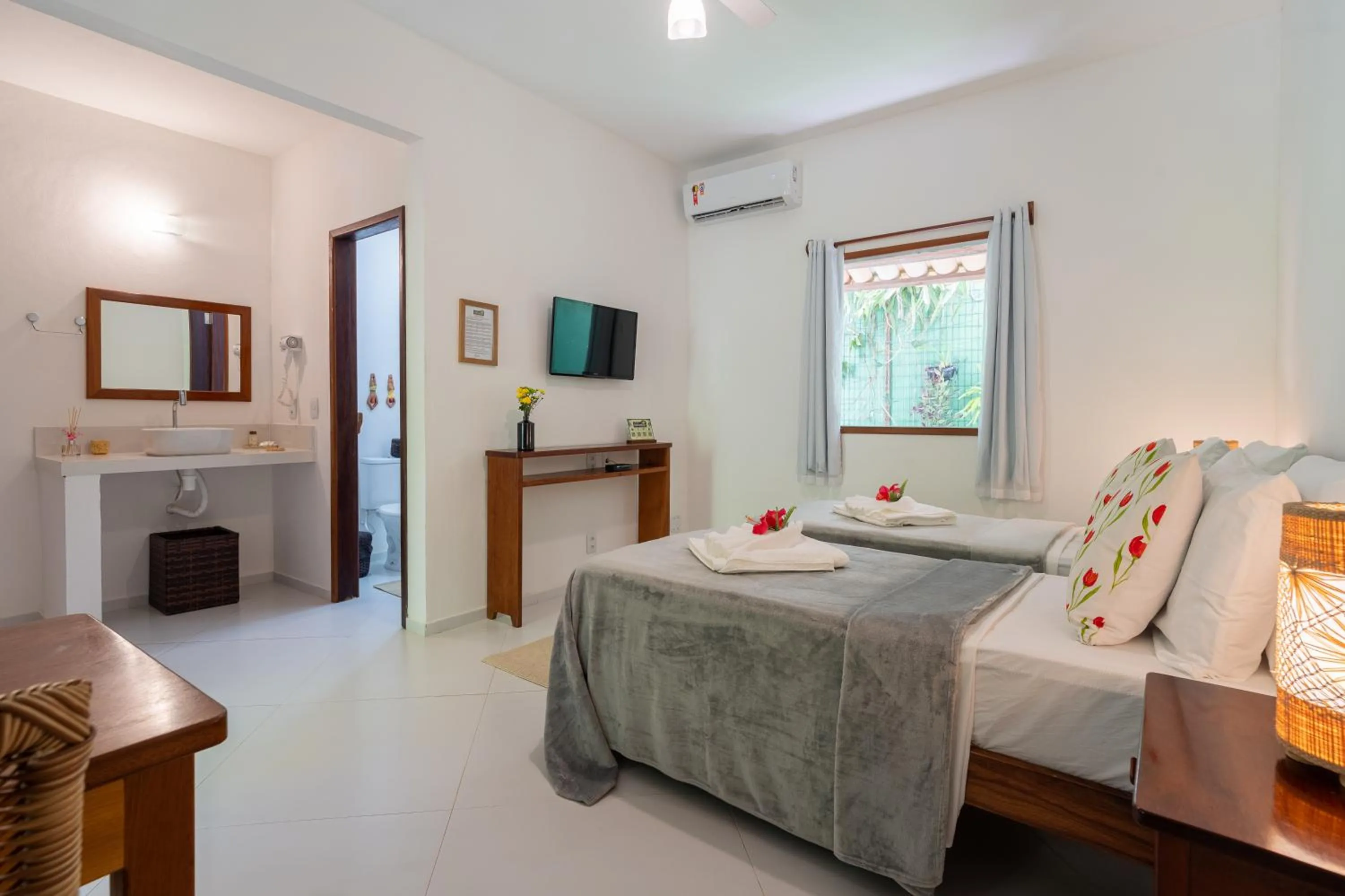 Bedroom, Bed in Pousada Samambaia