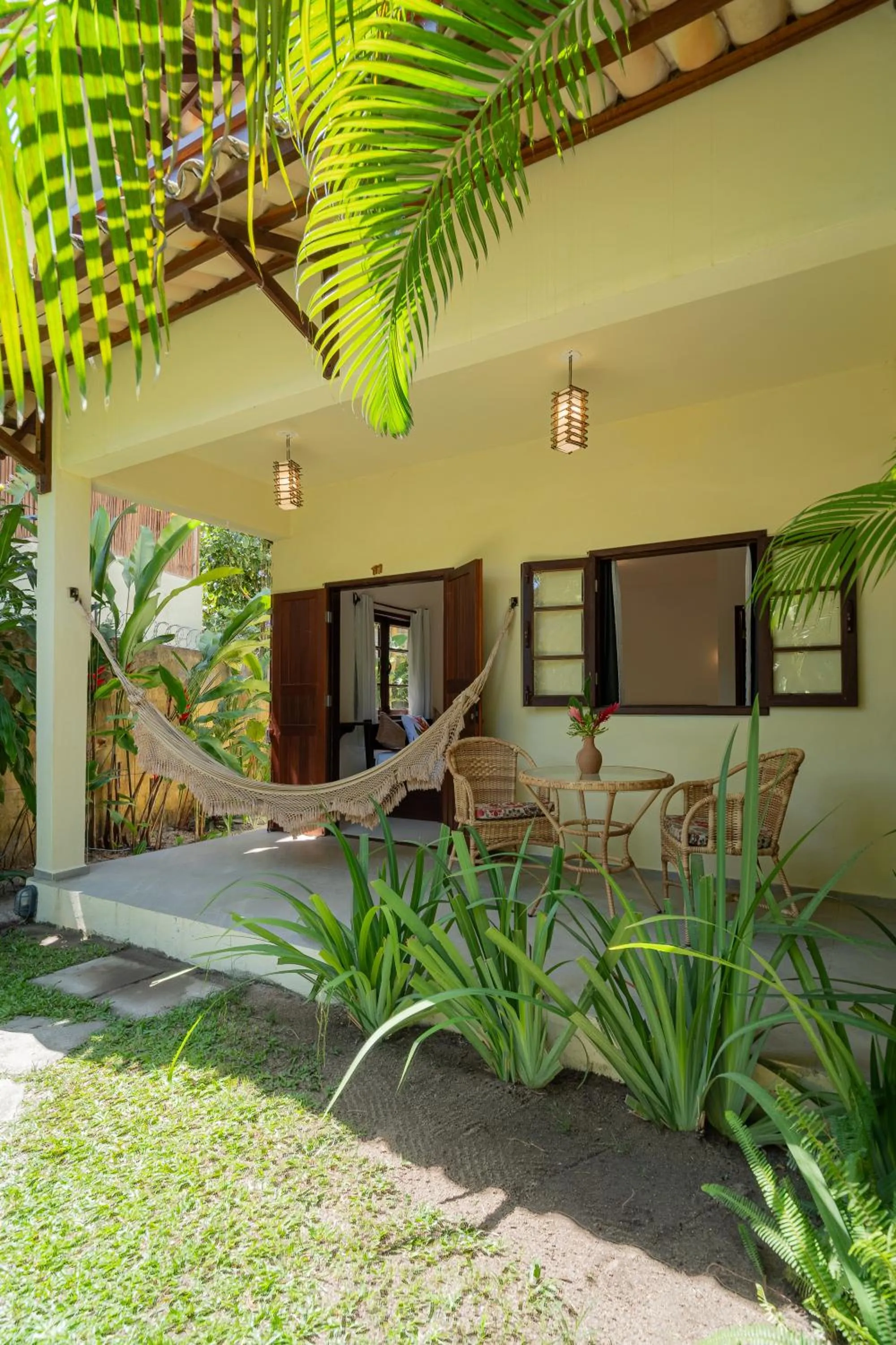 Balcony/Terrace in Pousada Samambaia