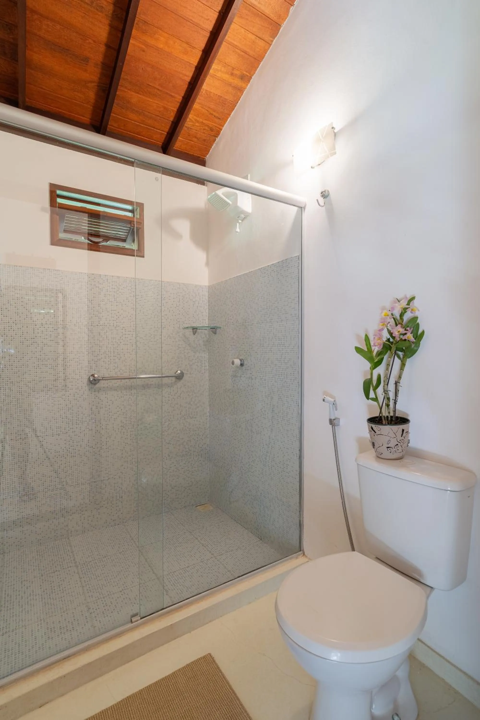 Bathroom in Pousada Samambaia