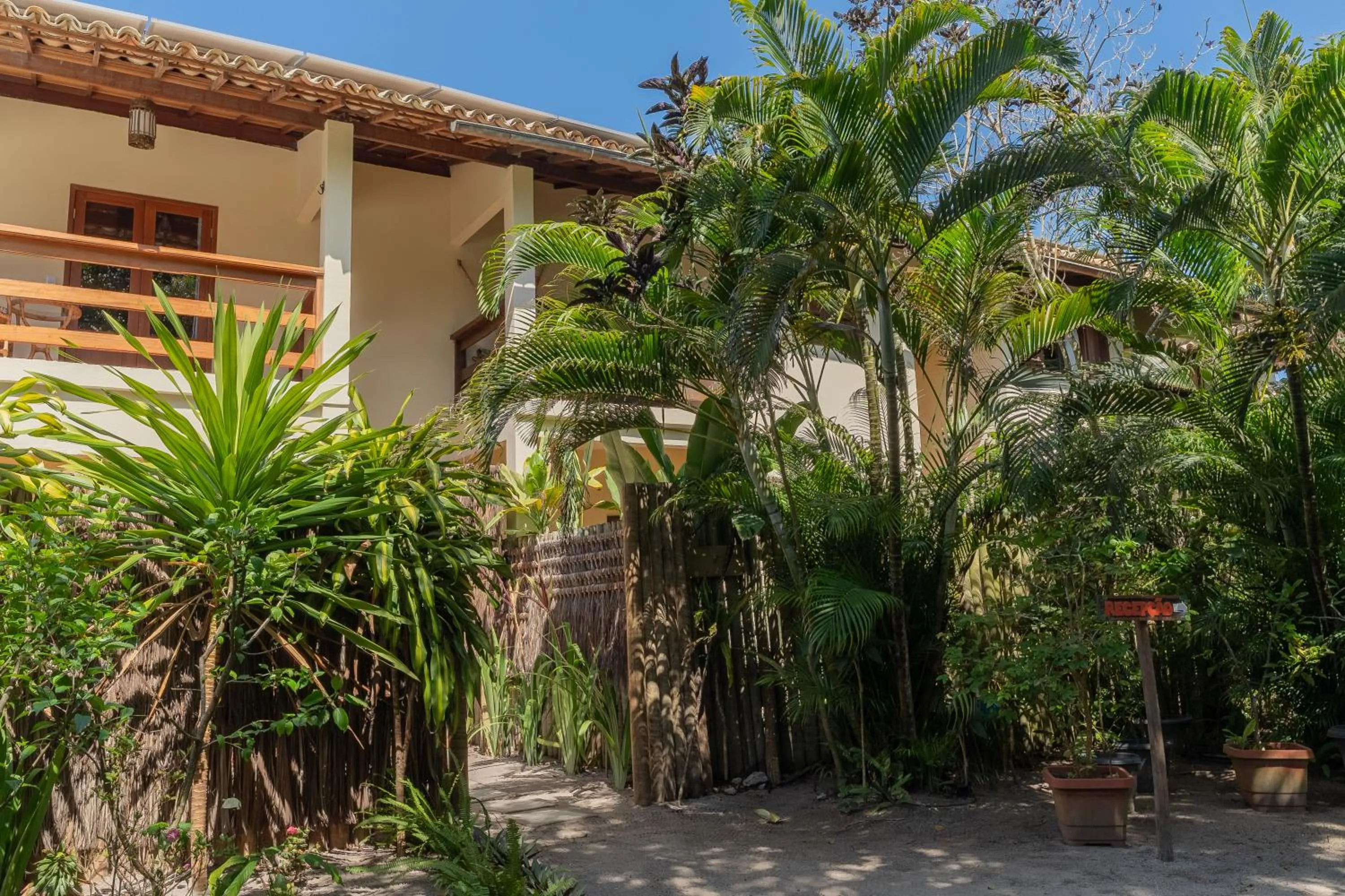Balcony/Terrace in Pousada Samambaia