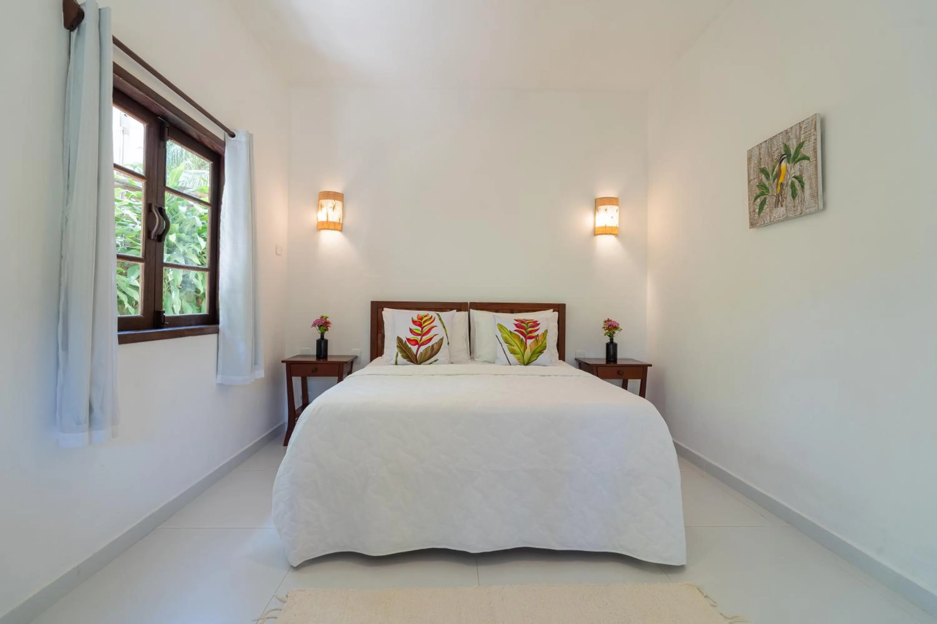 Bed in Pousada Samambaia