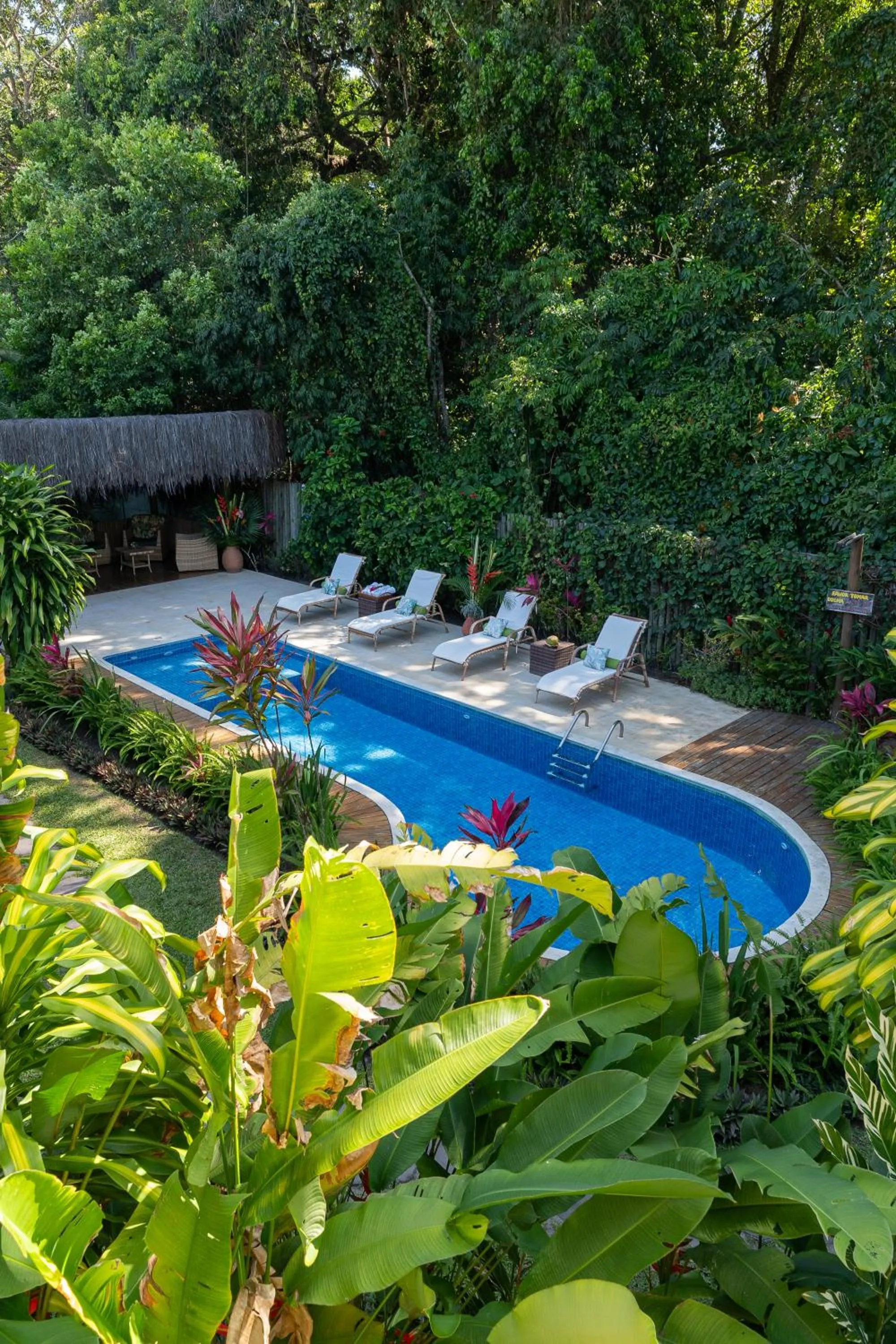 Swimming pool in Pousada Samambaia