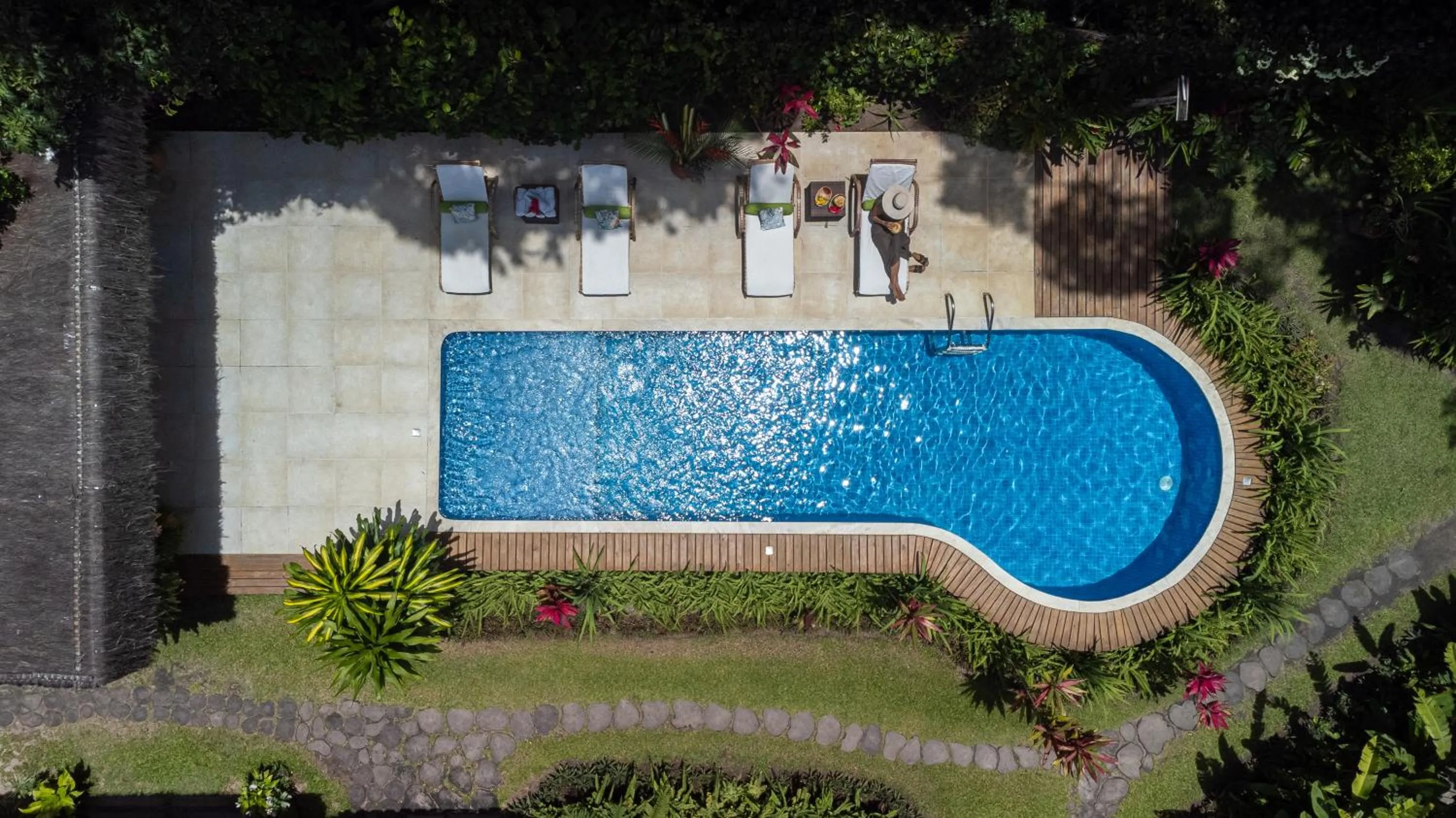 Swimming pool in Pousada Samambaia
