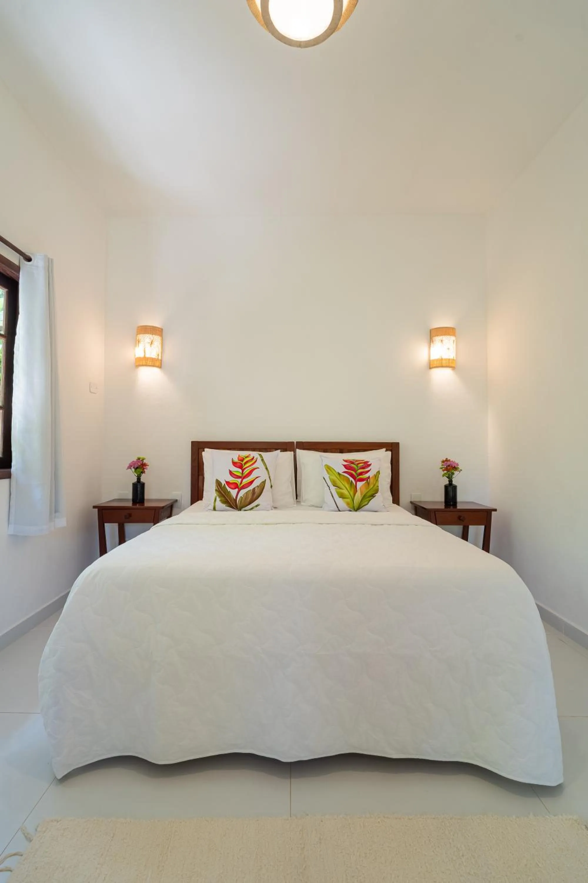 Bed in Pousada Samambaia