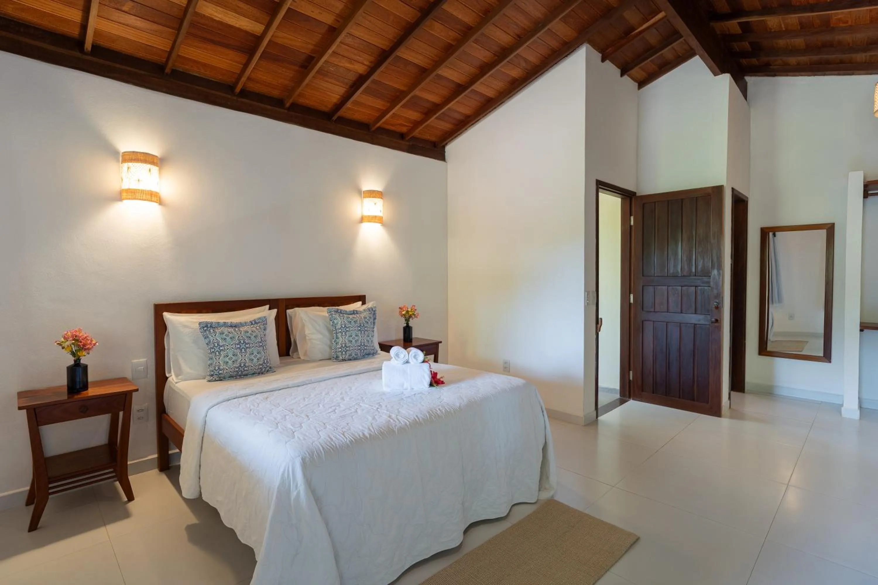 Bedroom, Bed in Pousada Samambaia