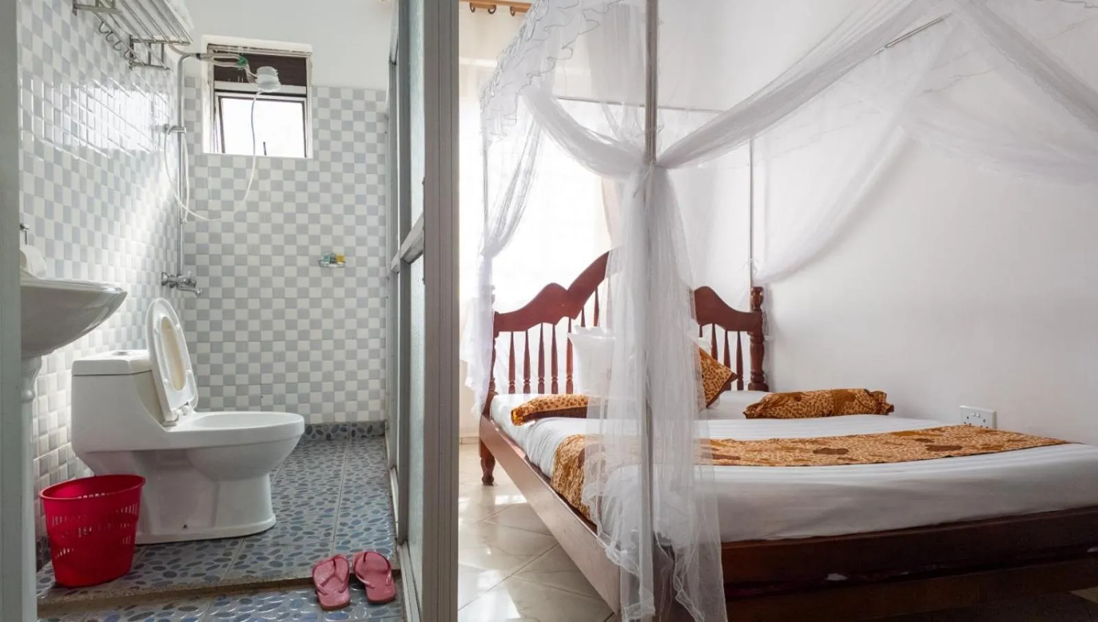 Bed in Riverside Resort Hotel Kabale