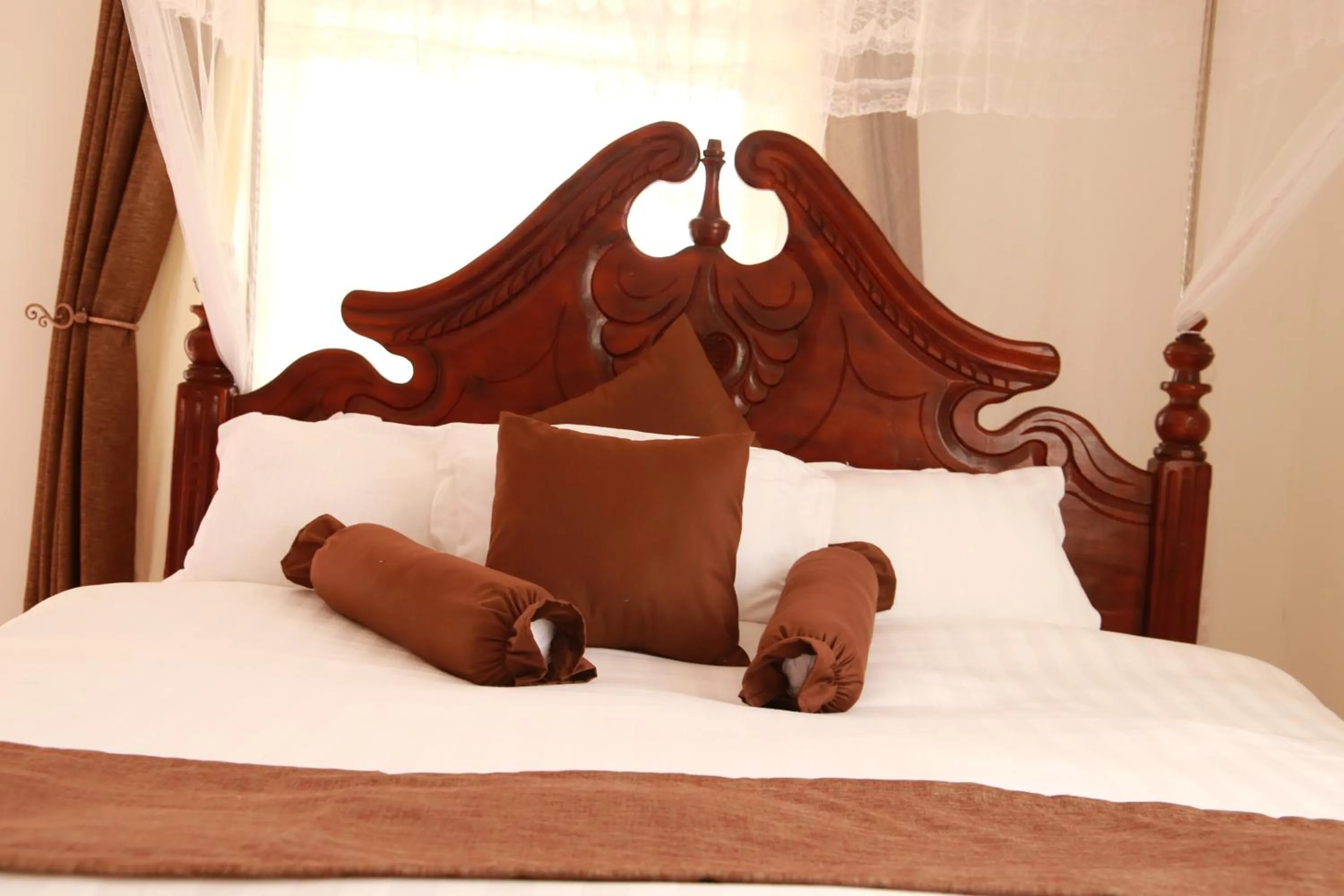 Bed in Riverside Resort Hotel Kabale